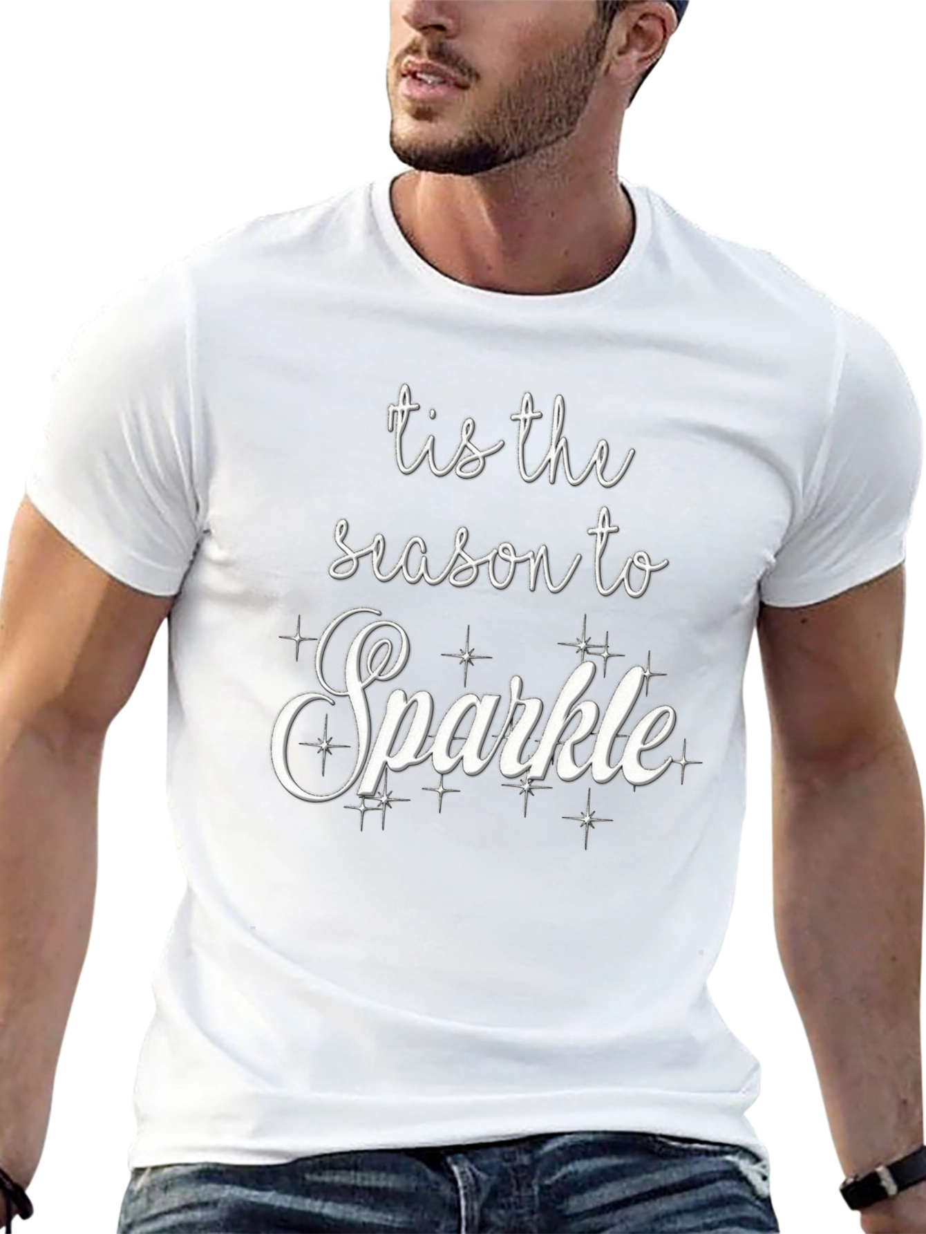 Tis the Season to Sparkle Black T-Shirt