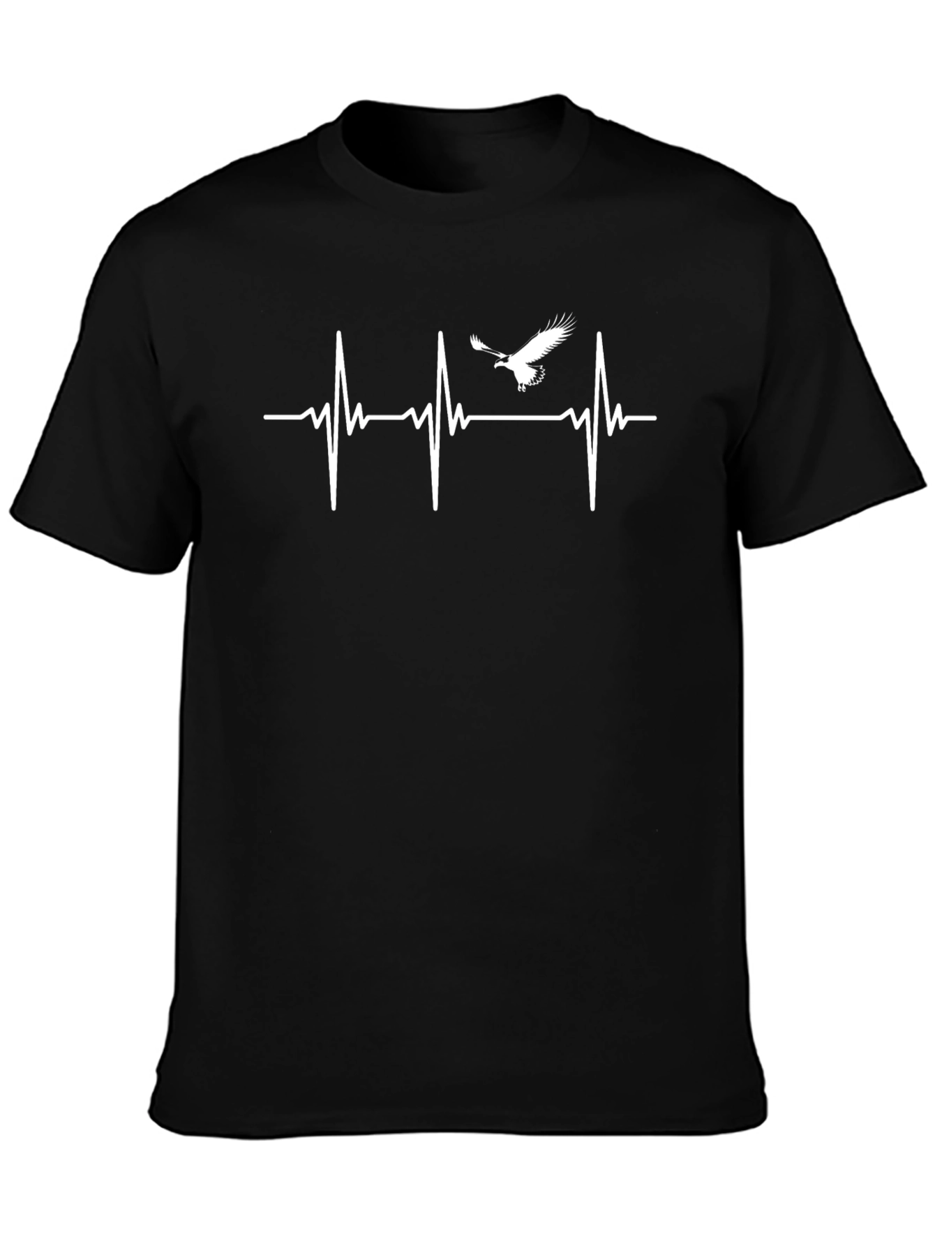 Eagle Heartbeat Black T-Shirt