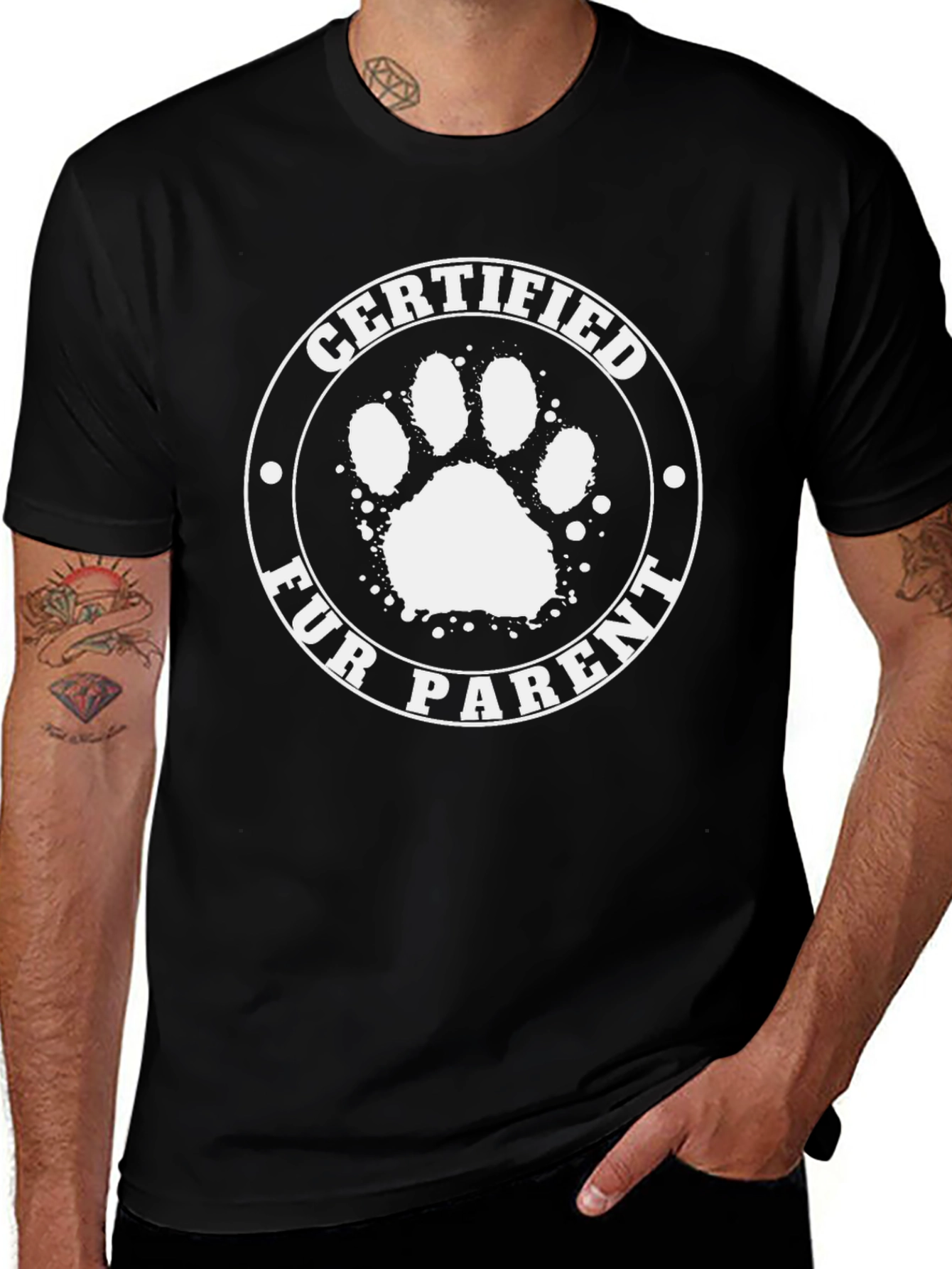 Certified Fur Parent Graphic Tee
