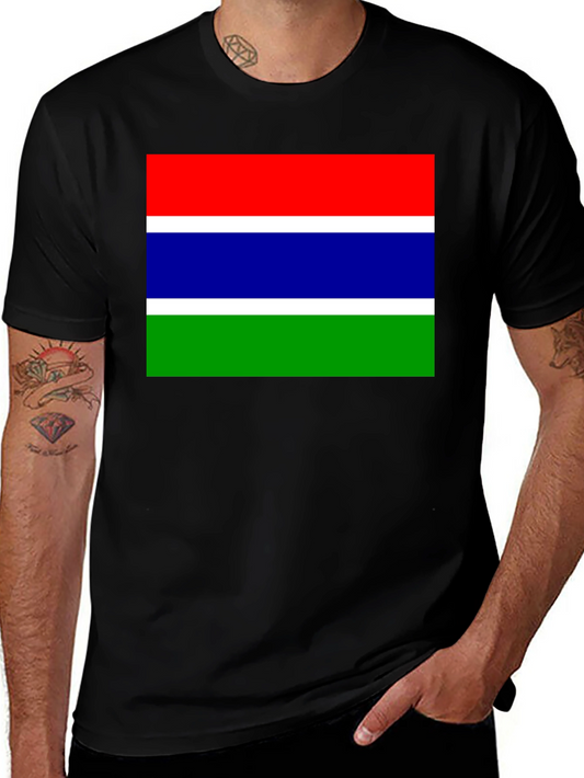 Gambia Flag T-Shirt - Patriotic Pride