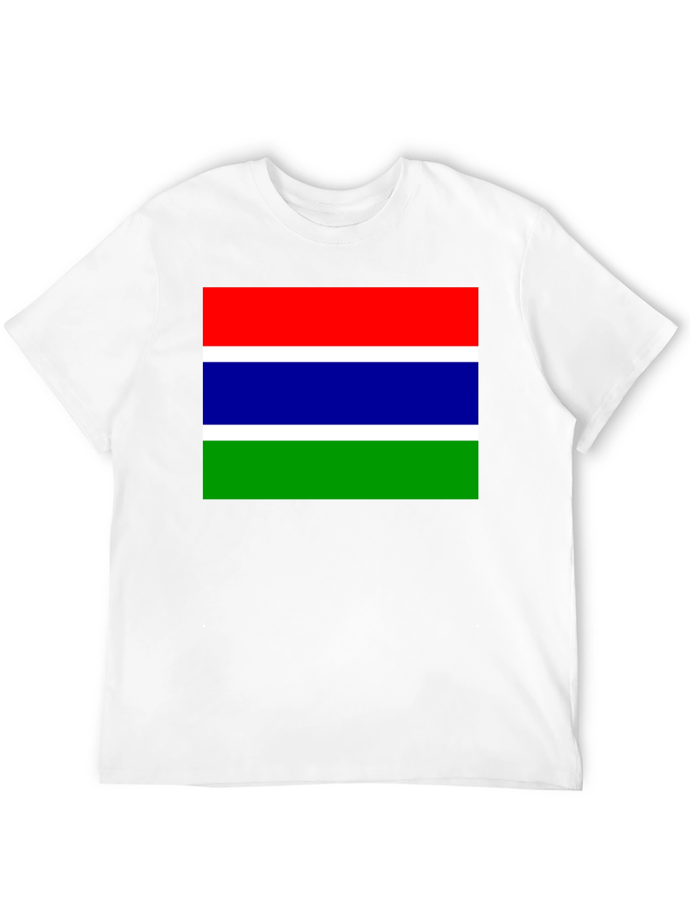 Gambia Flag T-Shirt - Patriotic Pride