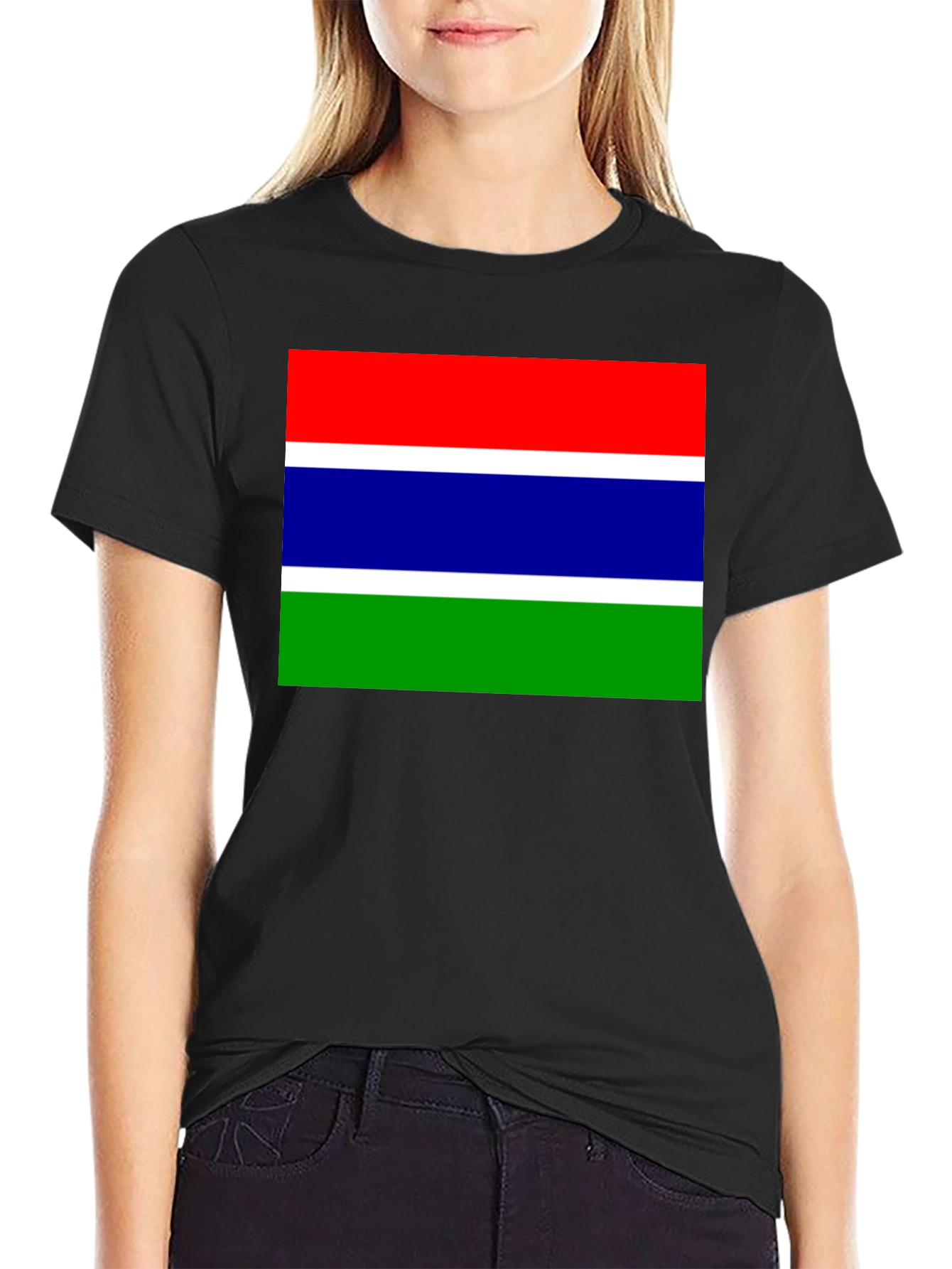 Gambia Flag T-Shirt - Patriotic Pride
