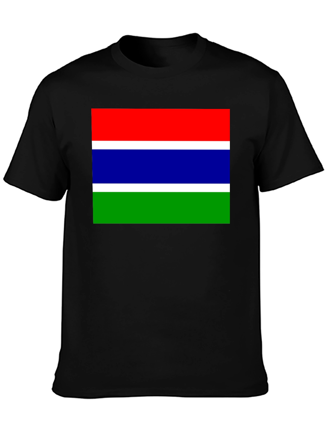 Gambia Flag T-Shirt - Patriotic Pride