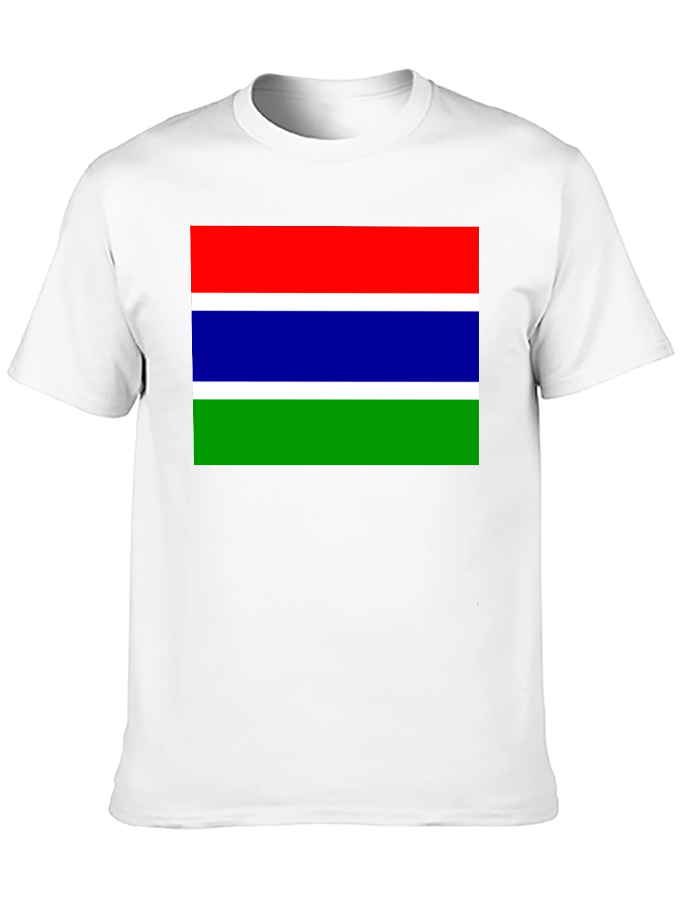 Gambia Flag T-Shirt - Patriotic Pride