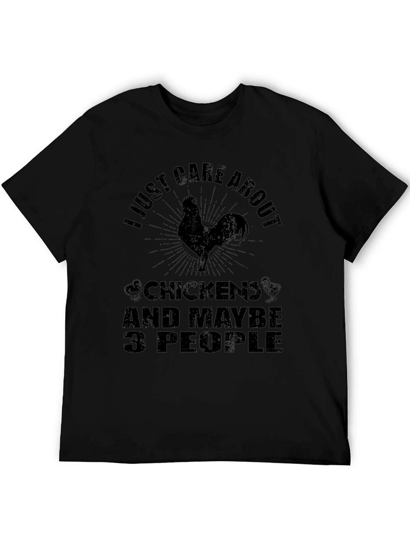 Chicken Lover T-Shirt - I Just Care About Chickens