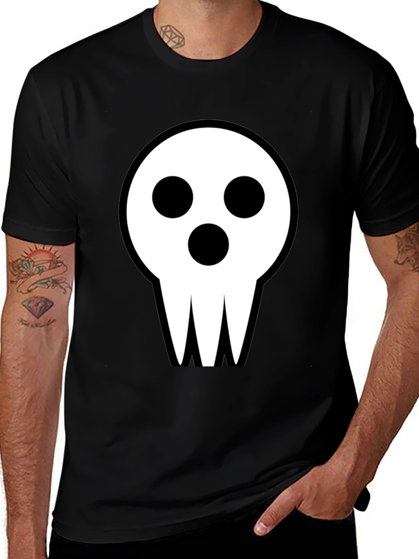 Skull Graphic Black T-Shirt