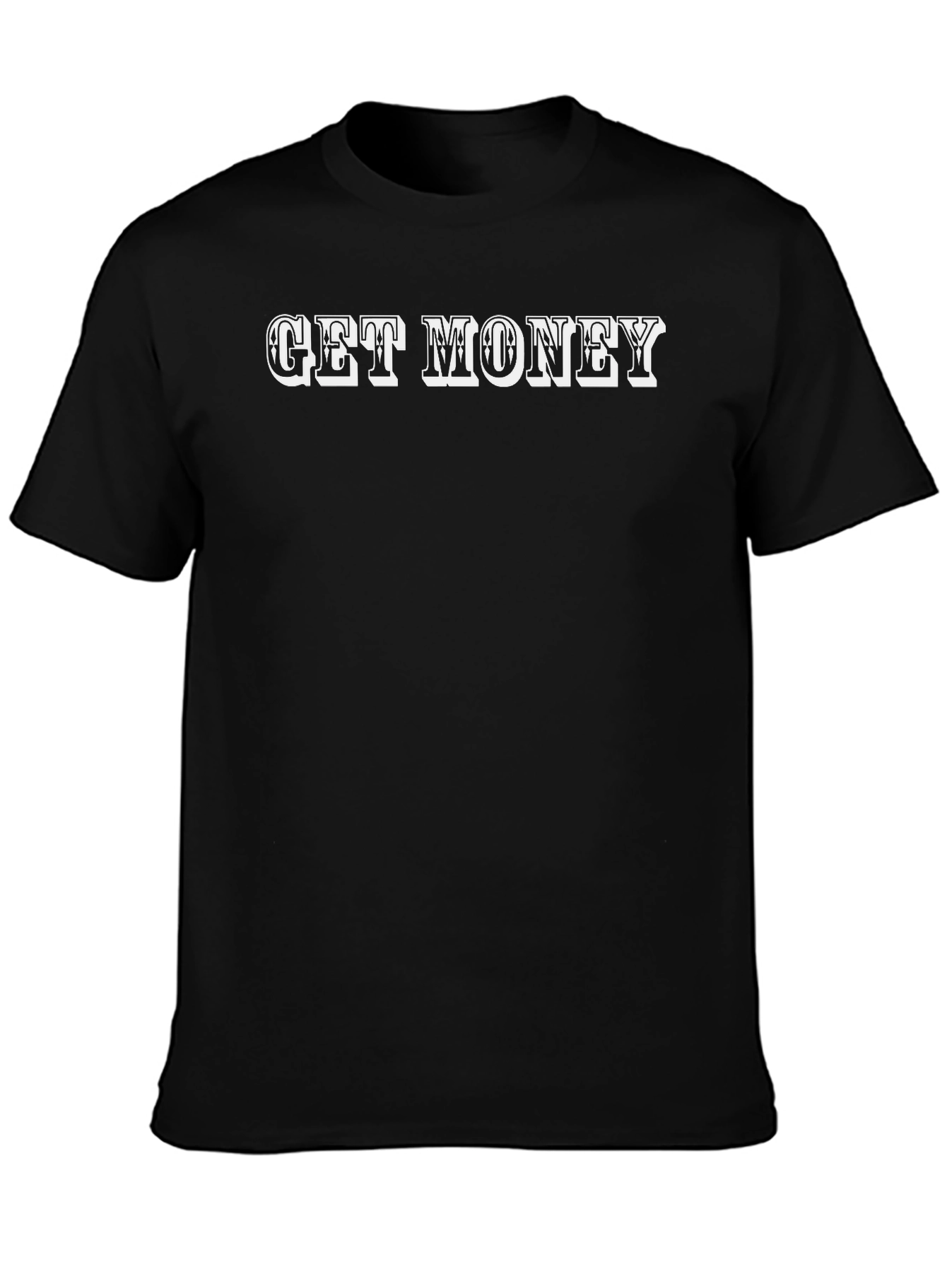 Get Money Graphic Tee - Black Casual Shirt