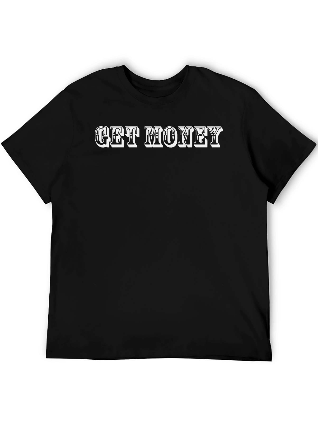 Get Money Graphic Tee - Black Casual Shirt