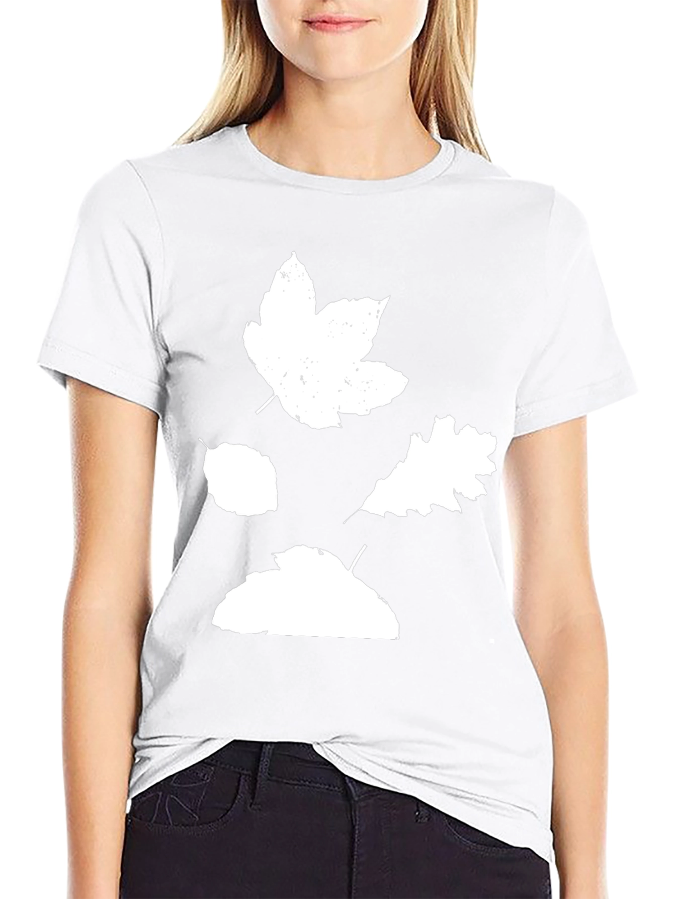 Autumn Leaves Graphic Tee - Stylish Fall Season Shirt