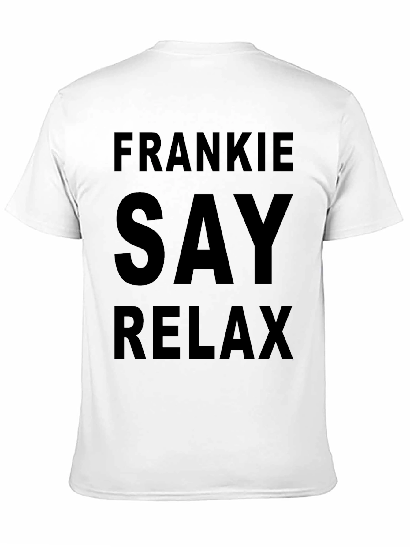 Frankie Say Relax Black T-Shirt