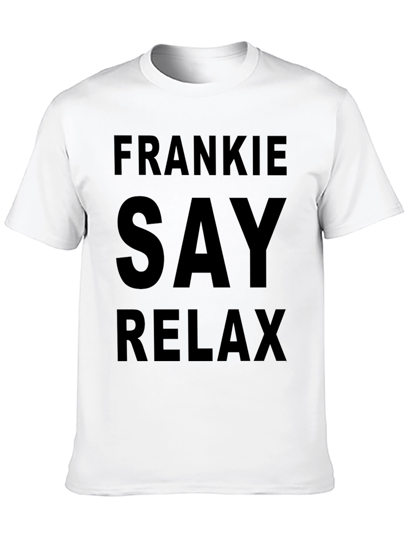 Frankie Say Relax Black T-Shirt