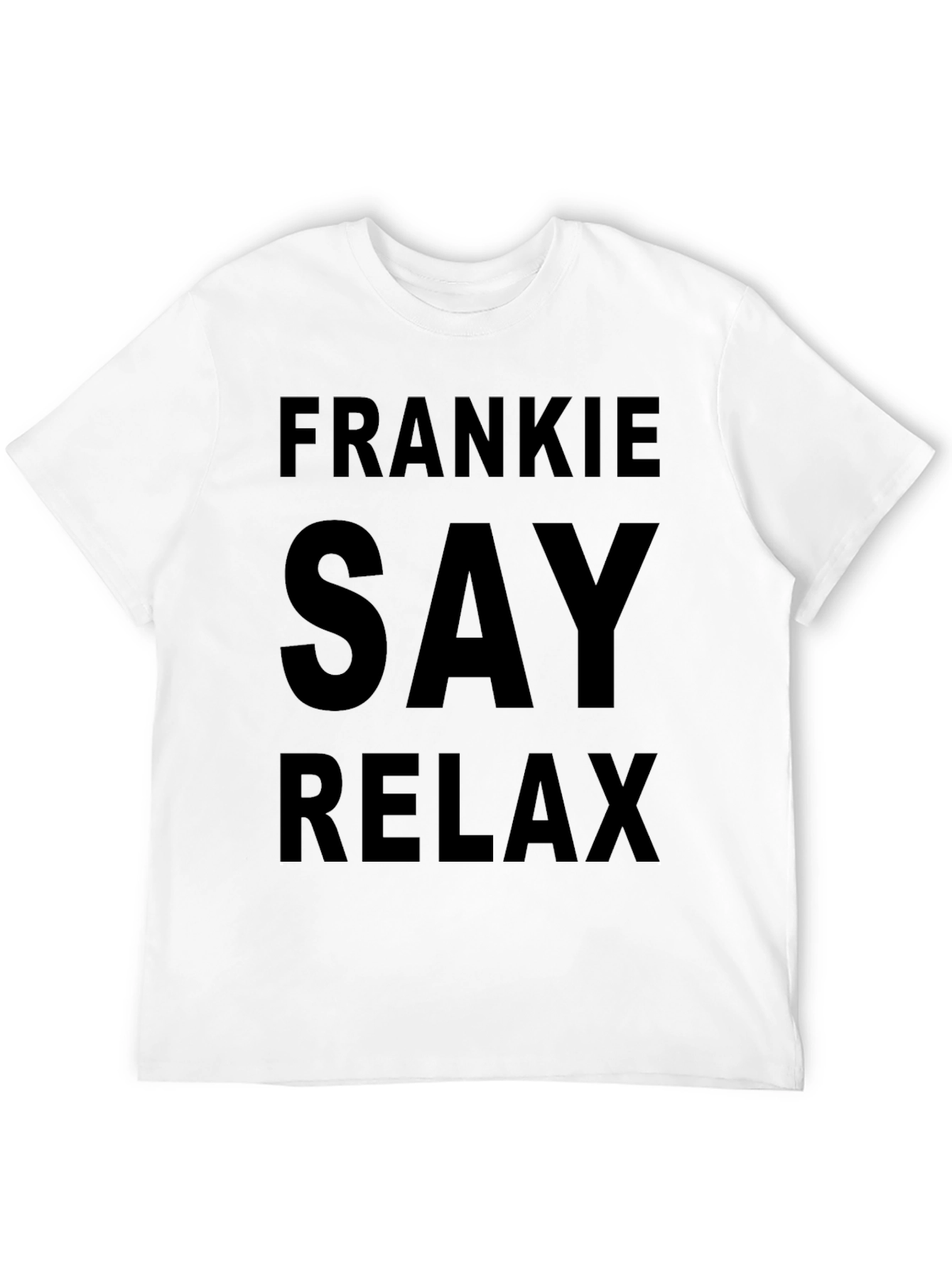 Frankie Say Relax Black T-Shirt