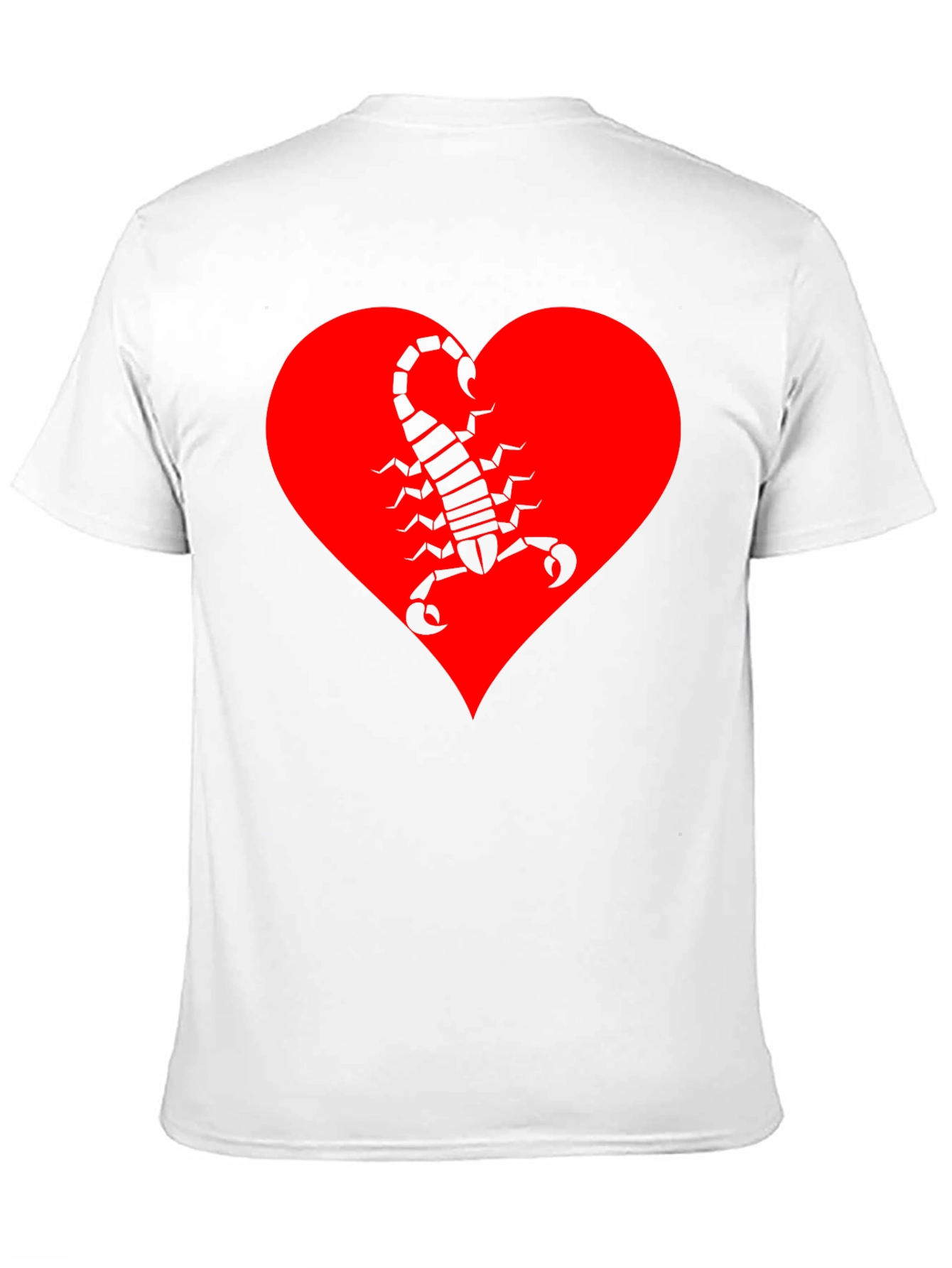 Scorpion Heart Graphic Black T-Shirt