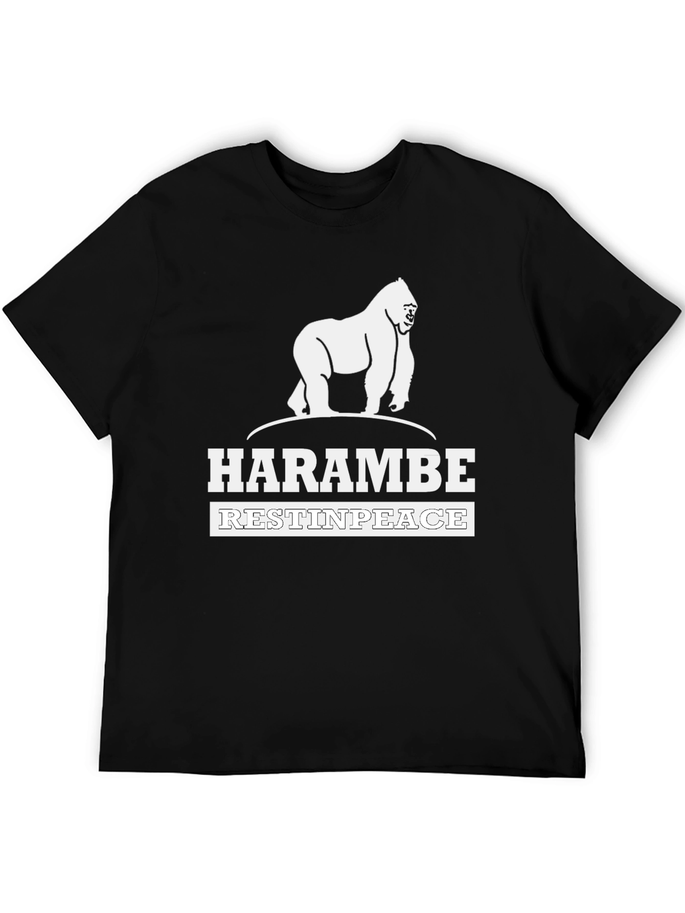 Harambe Rest In Peace Graphic Tee