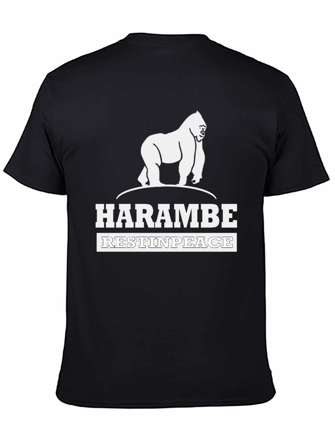 Harambe Rest In Peace Graphic Tee