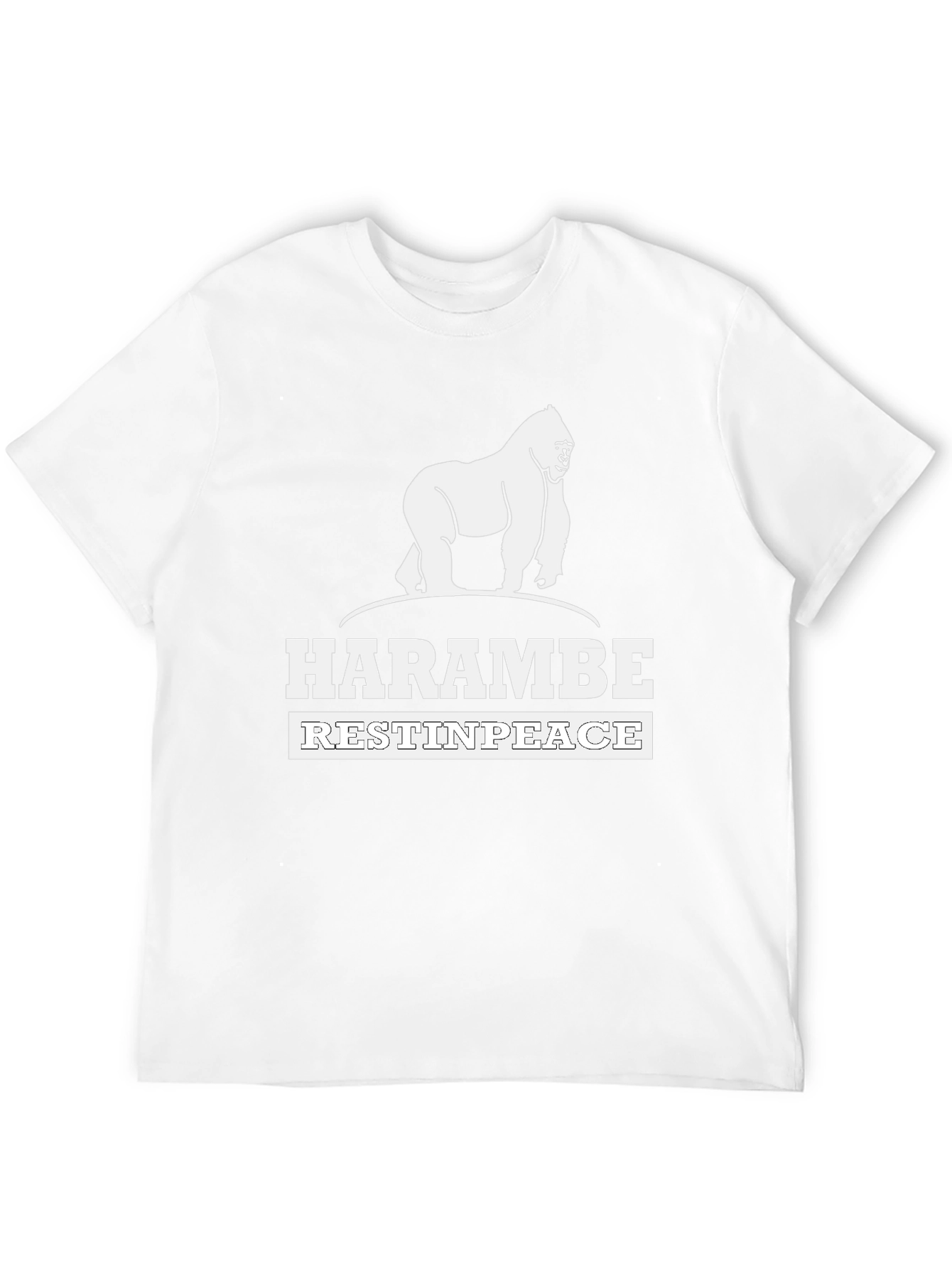 Harambe Rest In Peace Graphic Tee