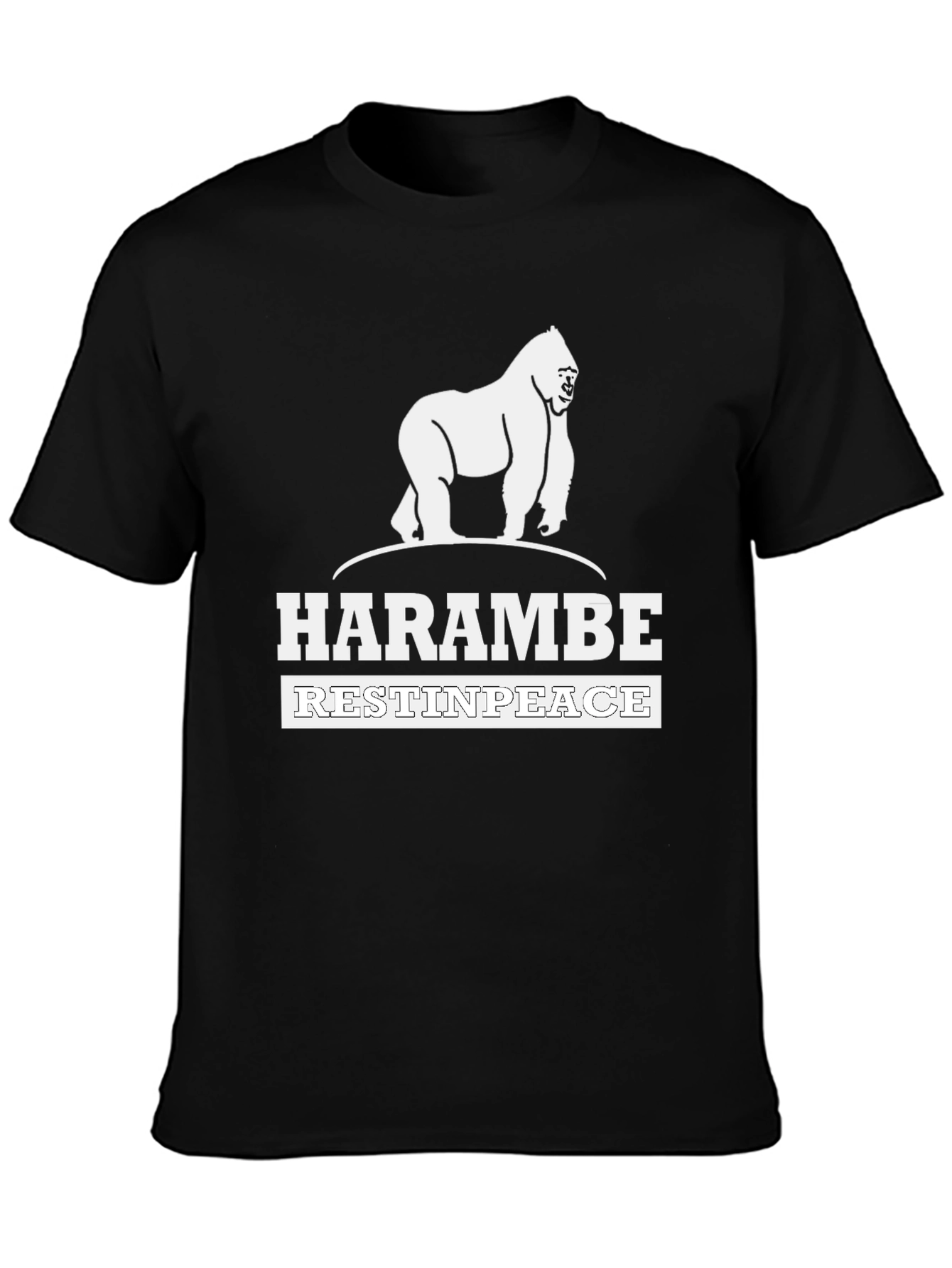 Harambe Rest In Peace Graphic Tee
