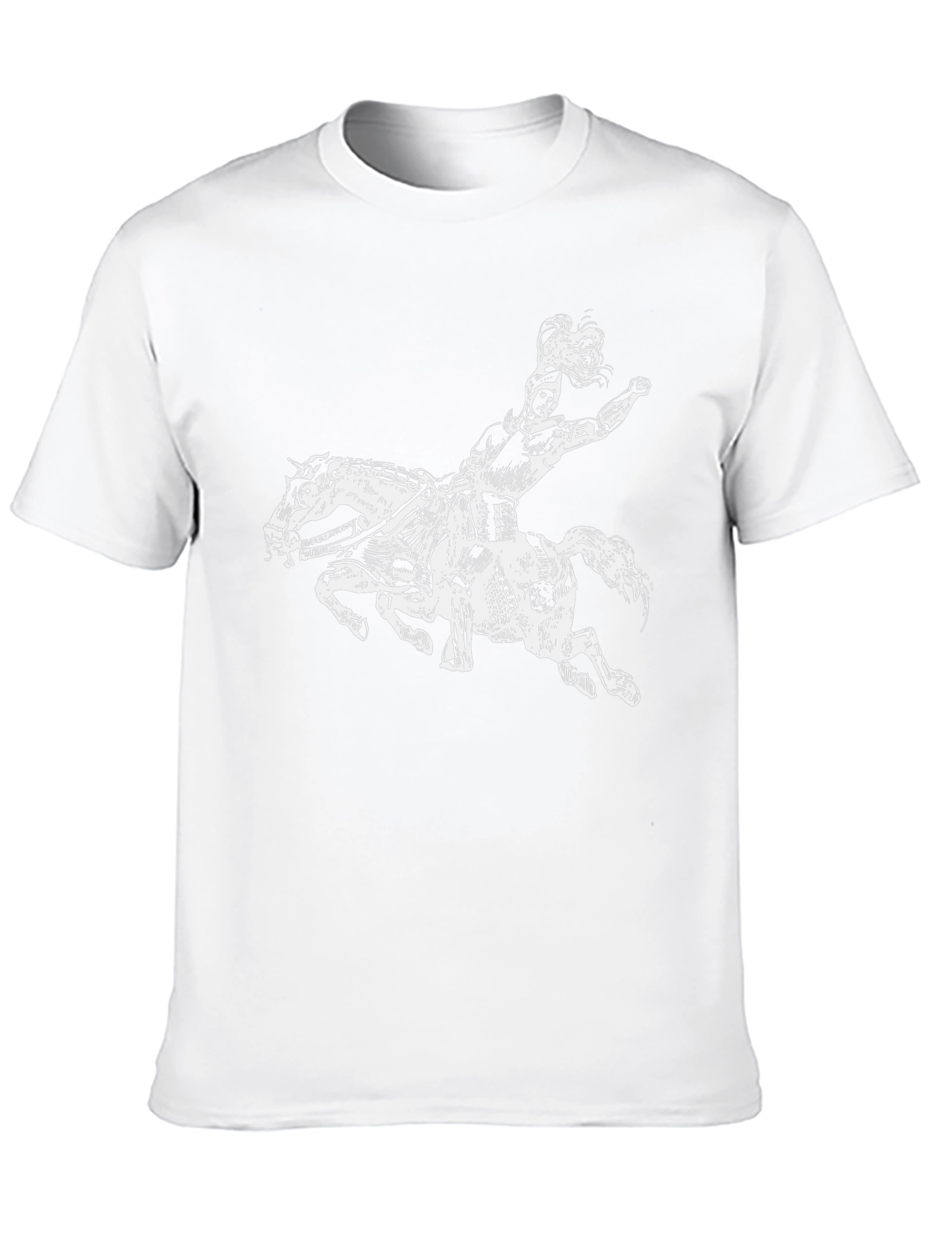 Centaur Graphic Tee - Black Cotton T-Shirt