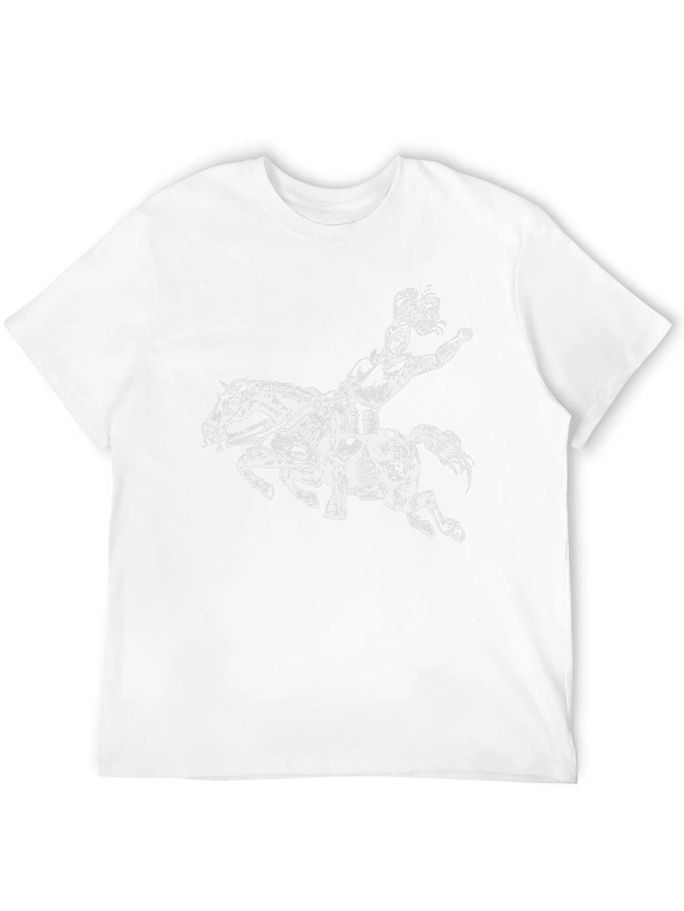 Centaur Graphic Tee - Black Cotton T-Shirt