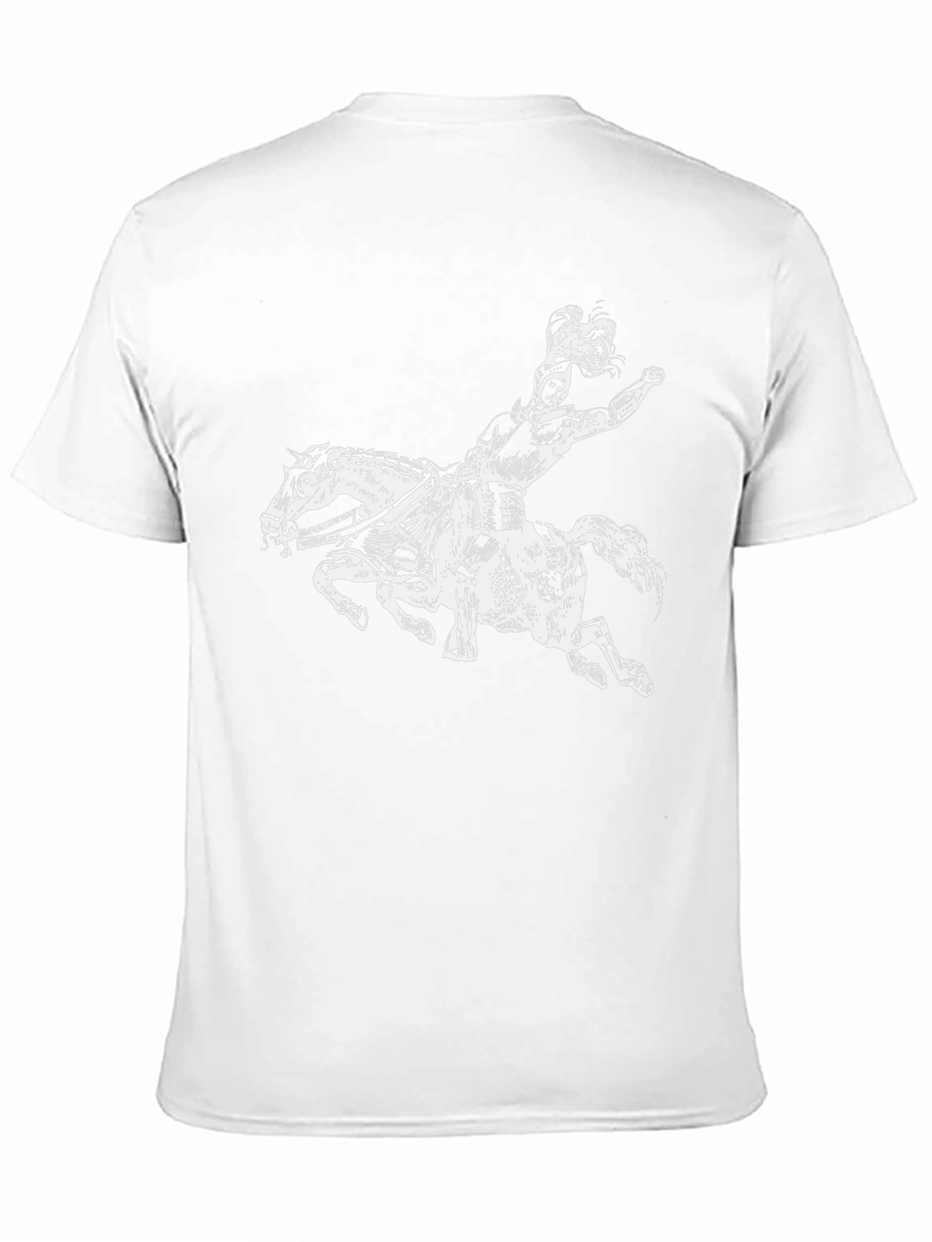 Centaur Graphic Tee - Black Cotton T-Shirt