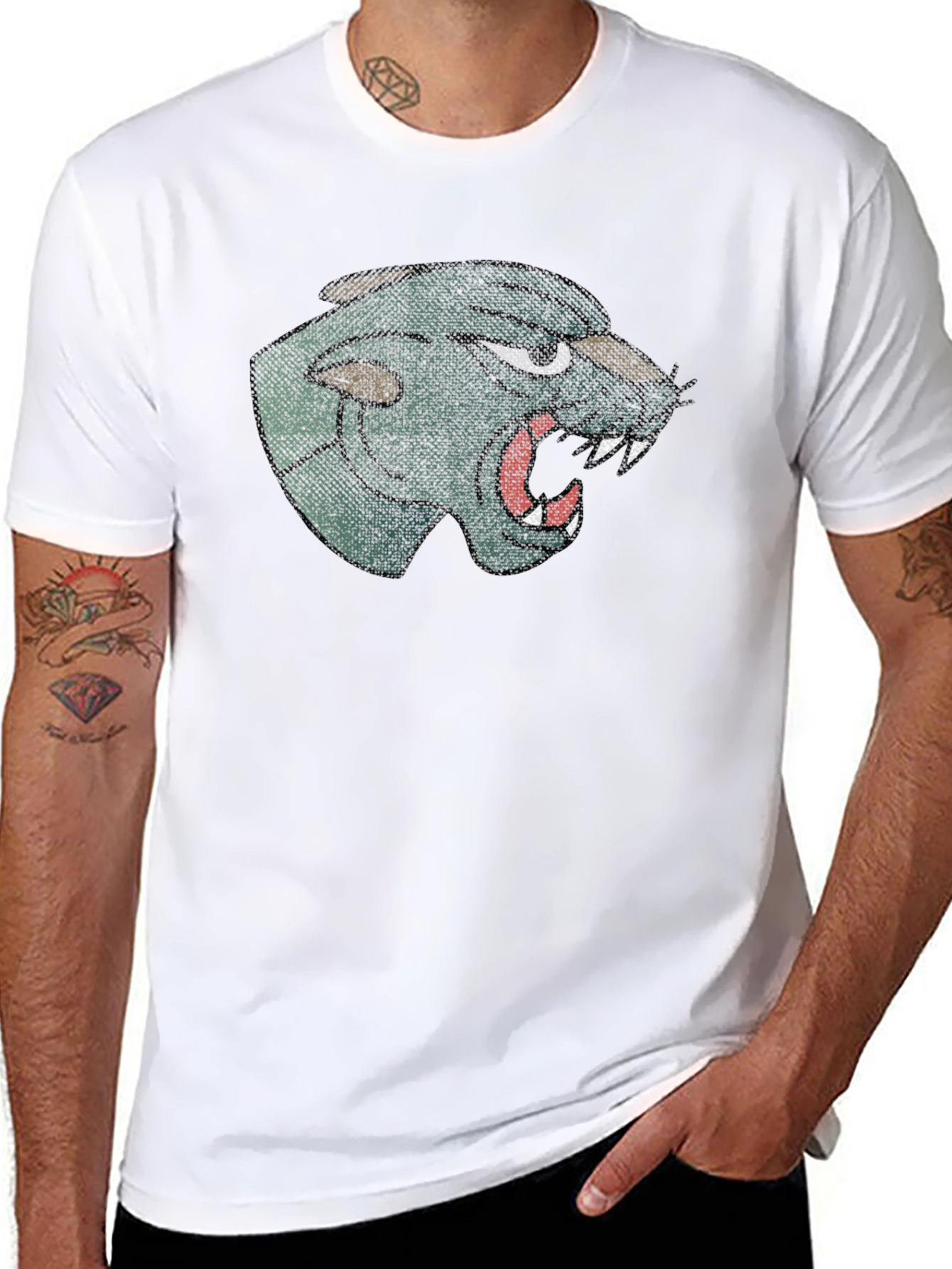 Cool Panther Graphic T-Shirt