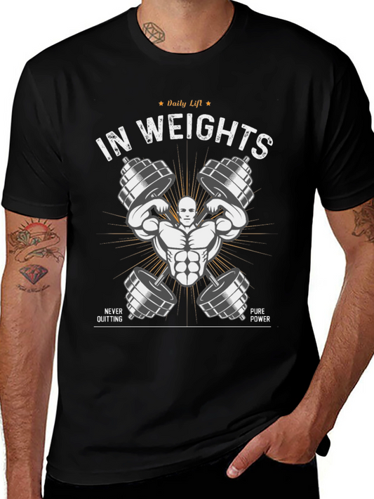 In Weights Daily Lift Tee - Pure Power Gym Shirt