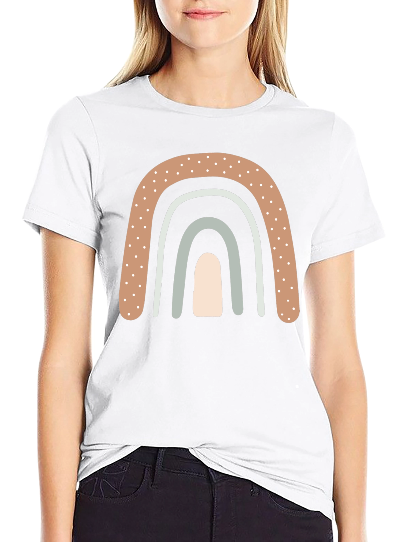 Boho Rainbow Graphic Tee