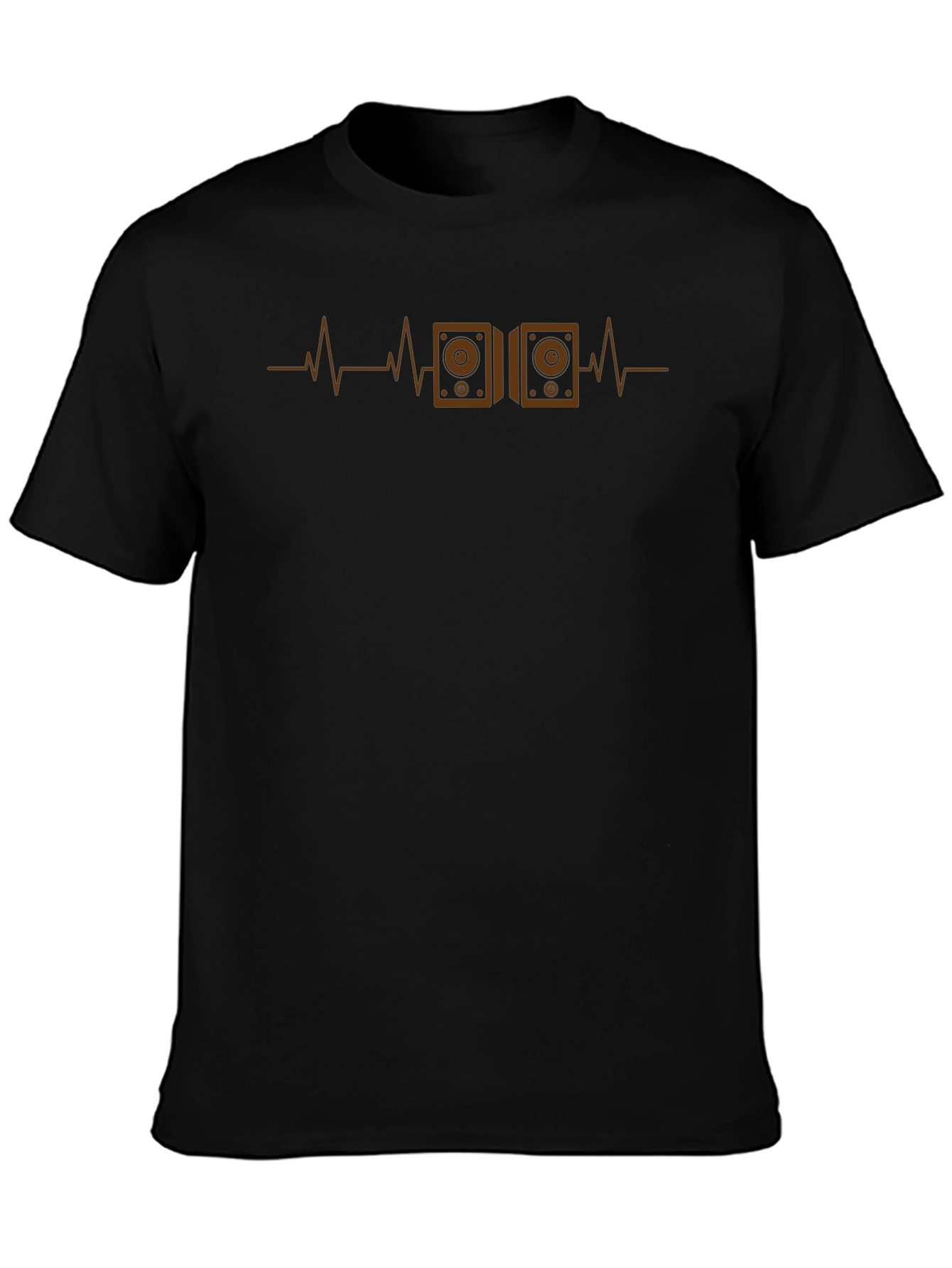 Speaker Heartbeat T-Shirt - Music Lover Tee
