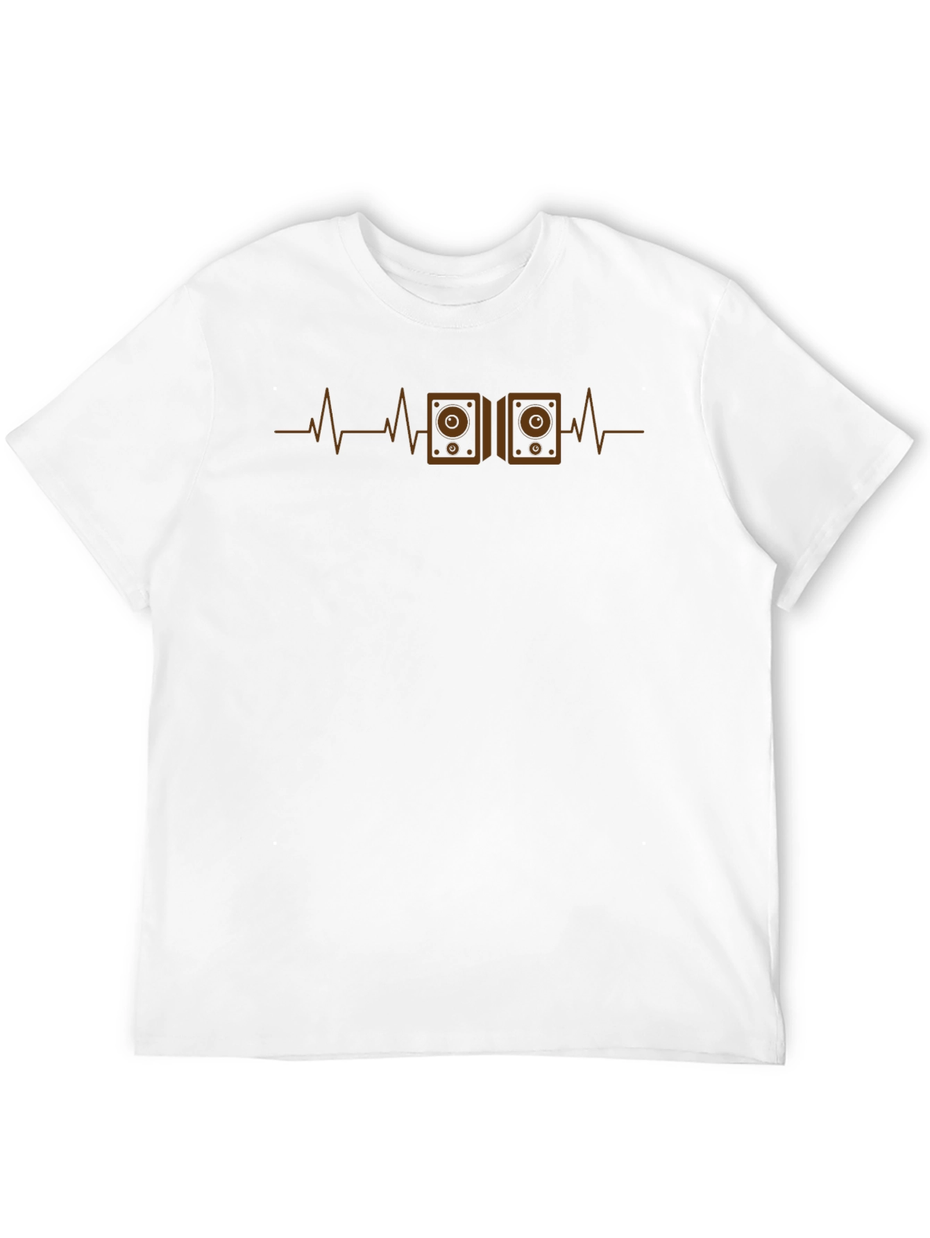 Speaker Heartbeat T-Shirt - Music Lover Tee