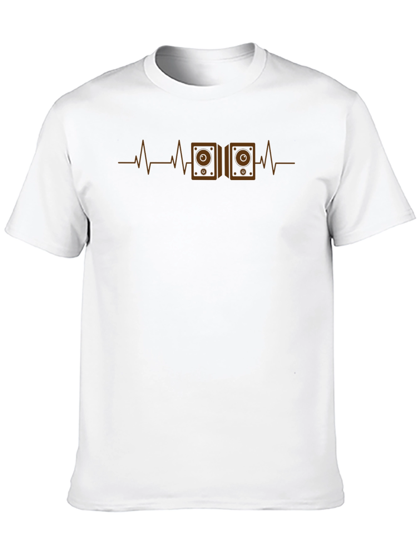 Speaker Heartbeat T-Shirt - Music Lover Tee