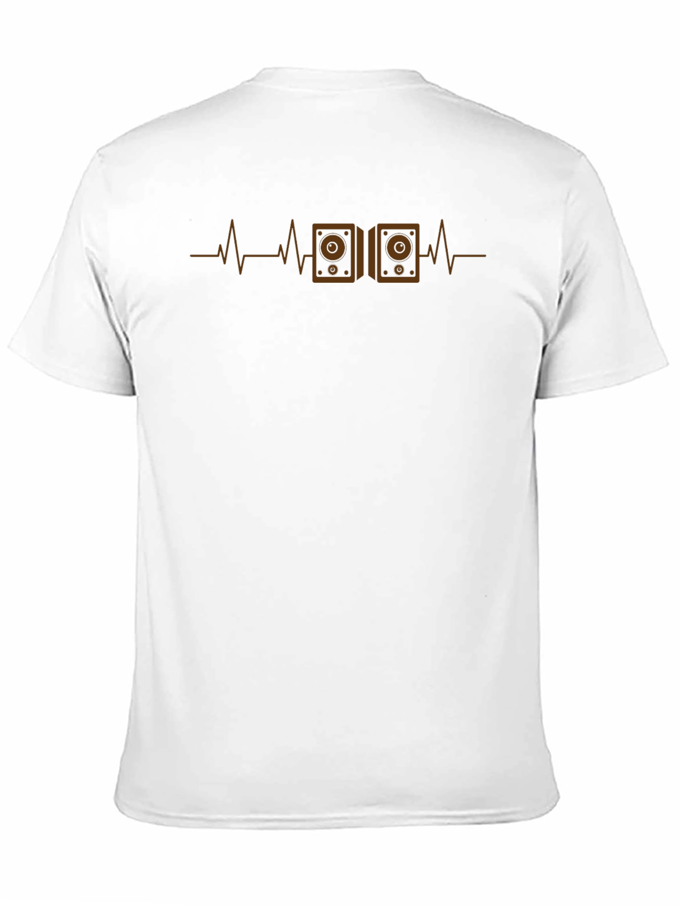 Speaker Heartbeat T-Shirt - Music Lover Tee