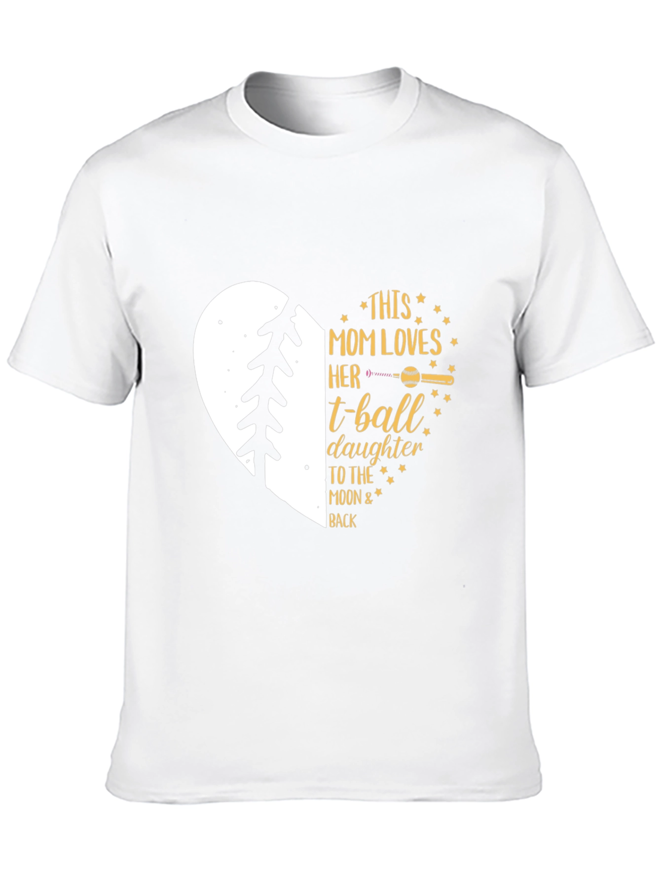 Mom Loves T-Ball Daughter T-Shirt