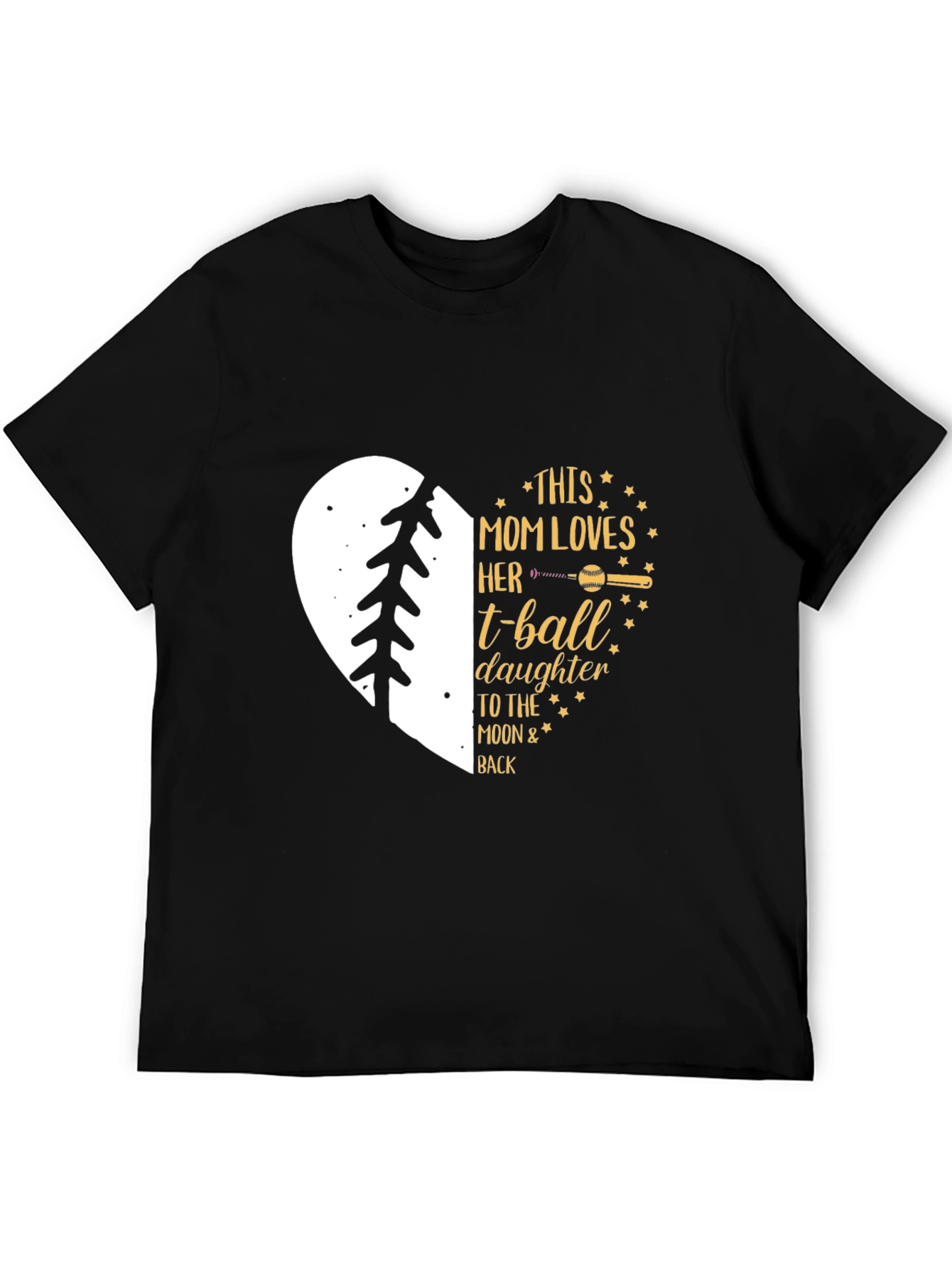 Mom Loves T-Ball Daughter T-Shirt