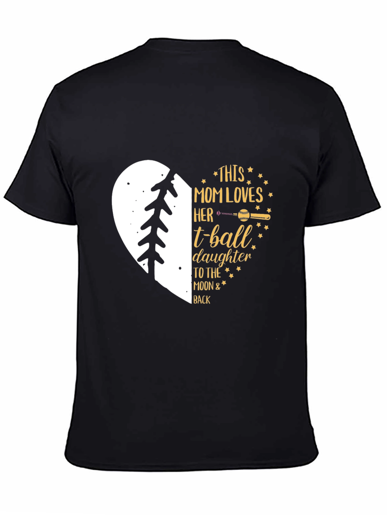 Mom Loves T-Ball Daughter T-Shirt