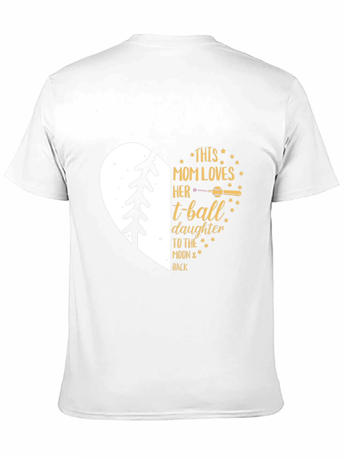Mom Loves T-Ball Daughter T-Shirt