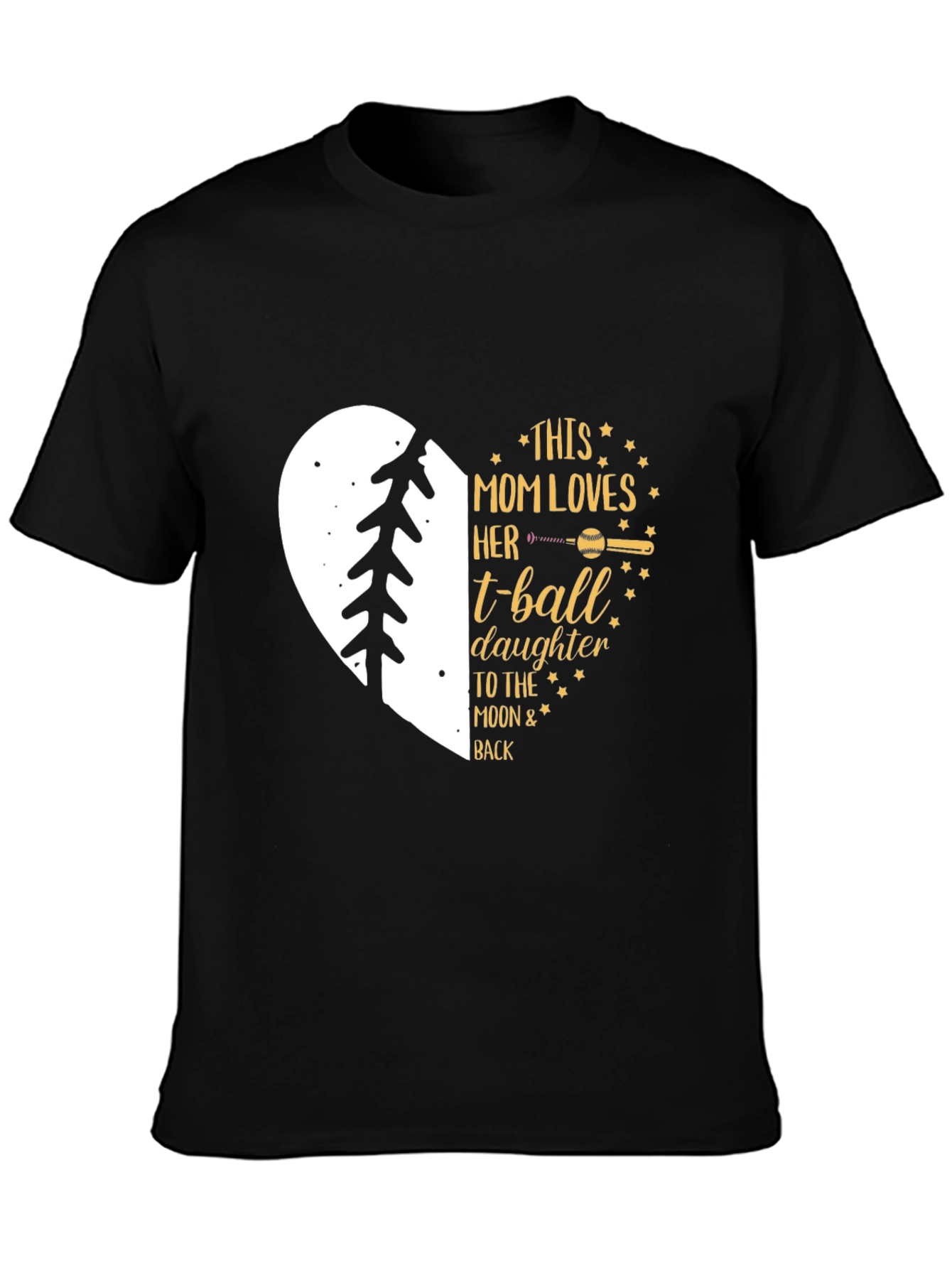 Mom Loves T-Ball Daughter T-Shirt