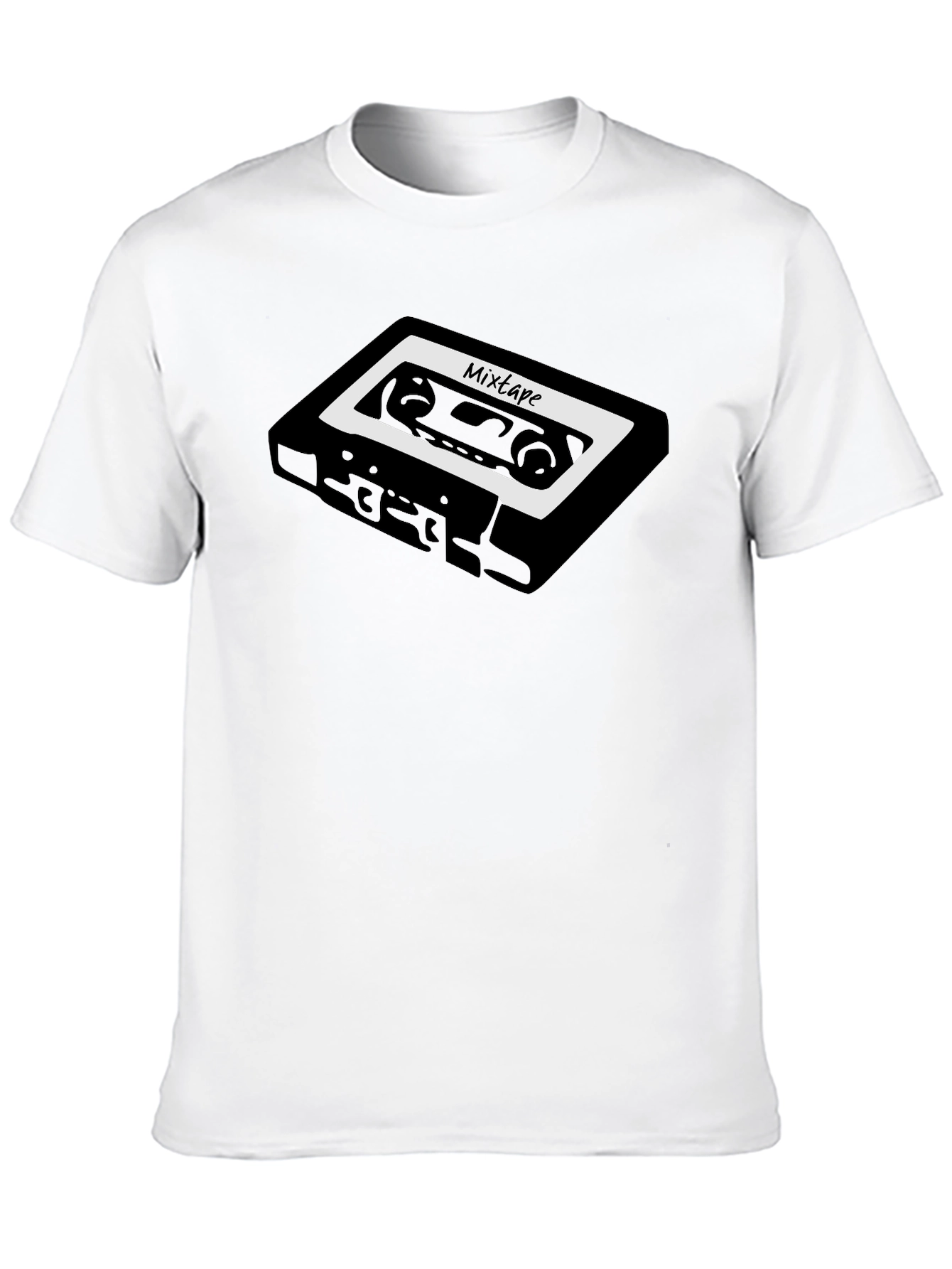 Mixtape Graphic Tee - Retro Cassette Design