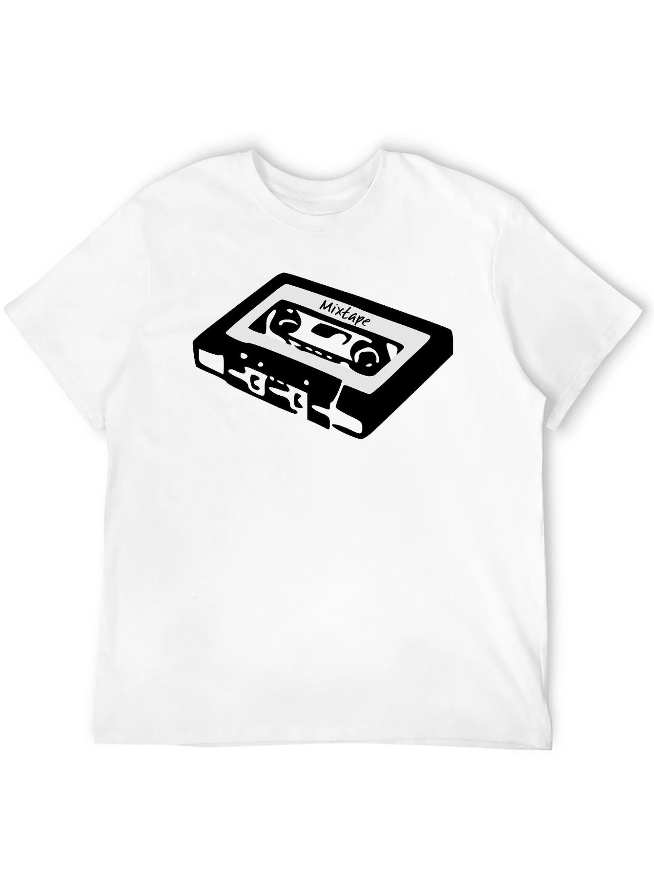 Mixtape Graphic Tee - Retro Cassette Design