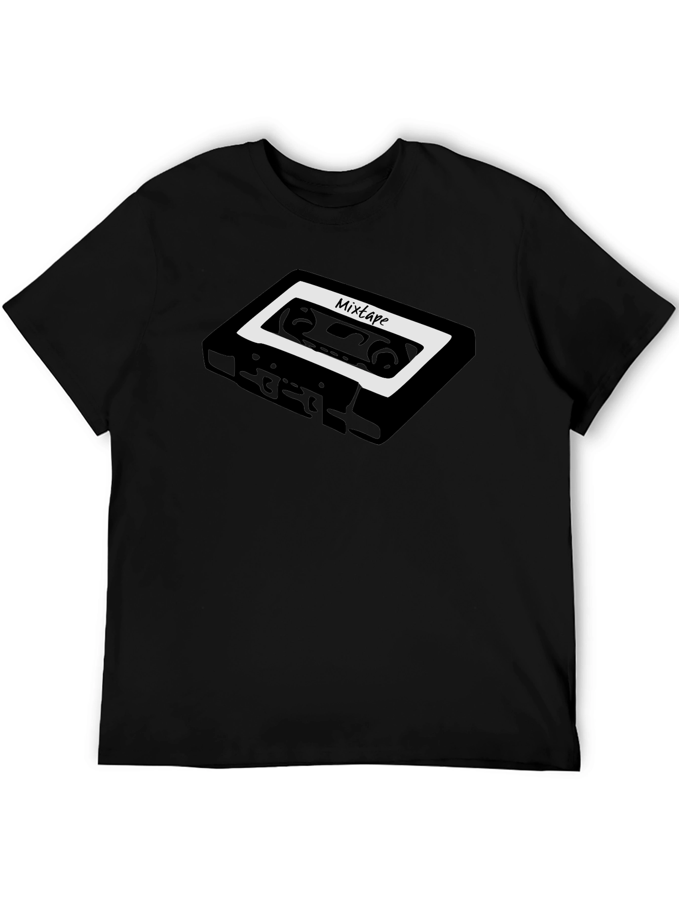 Mixtape Graphic Tee - Retro Cassette Design