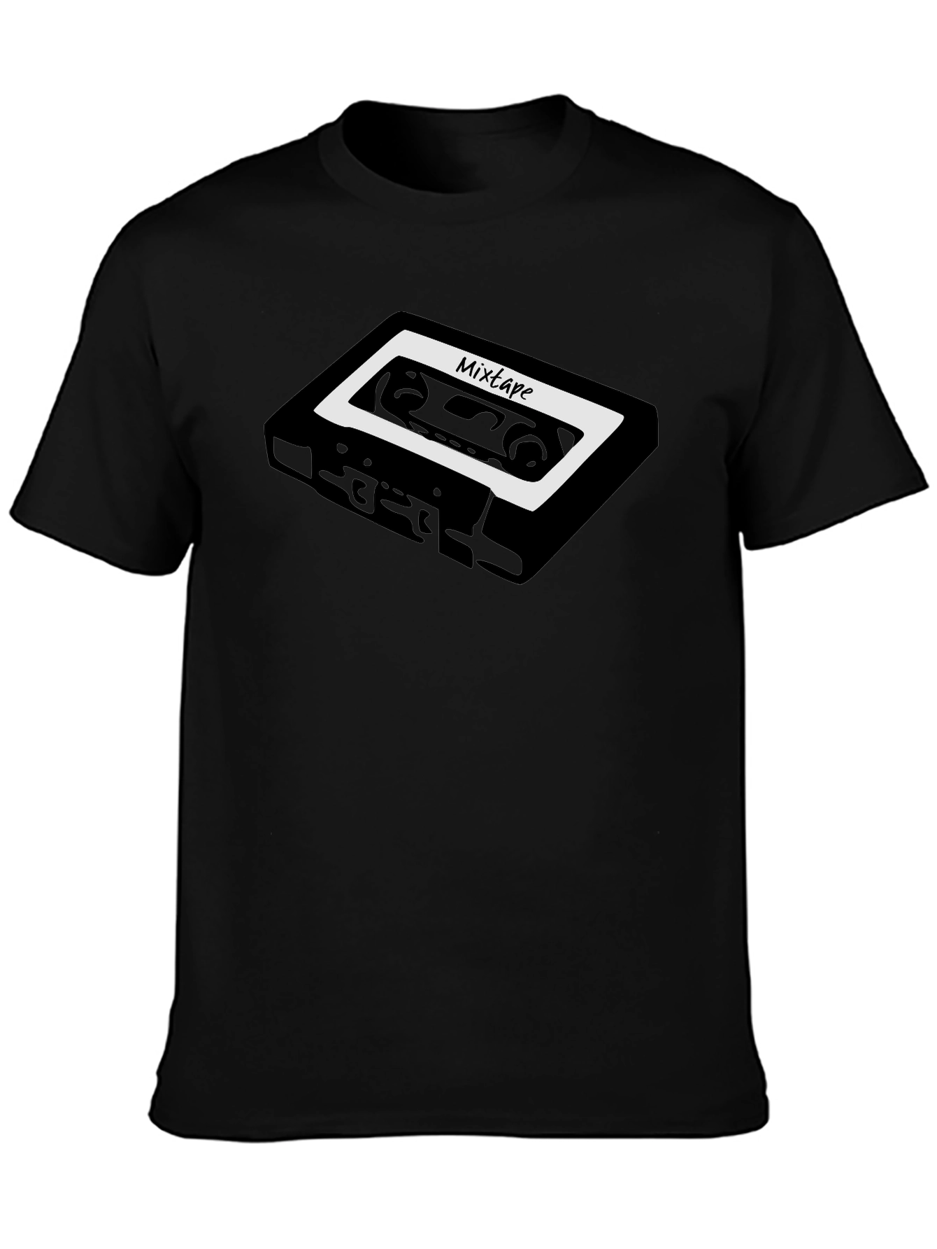 Mixtape Graphic Tee - Retro Cassette Design