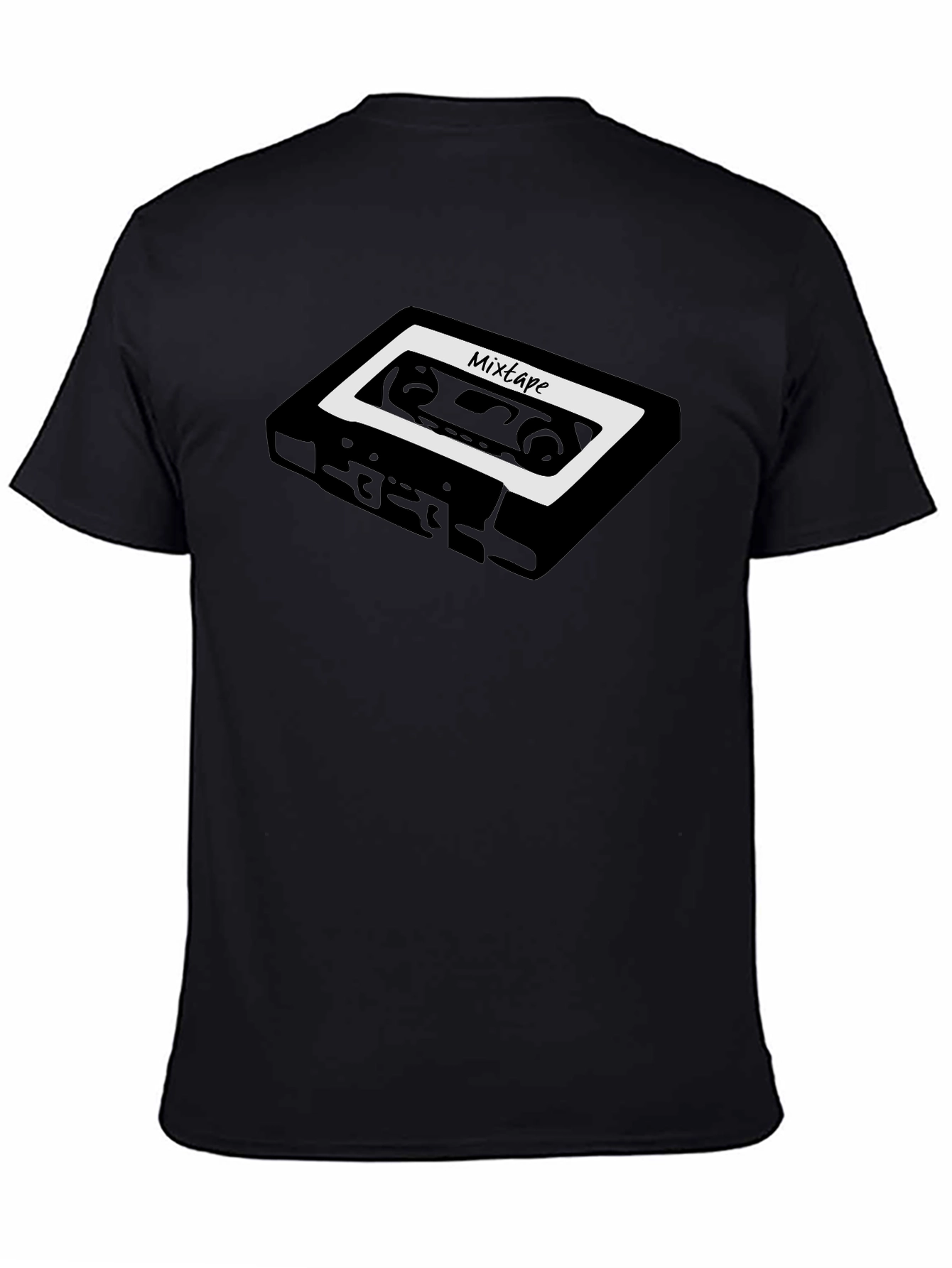 Mixtape Graphic Tee - Retro Cassette Design