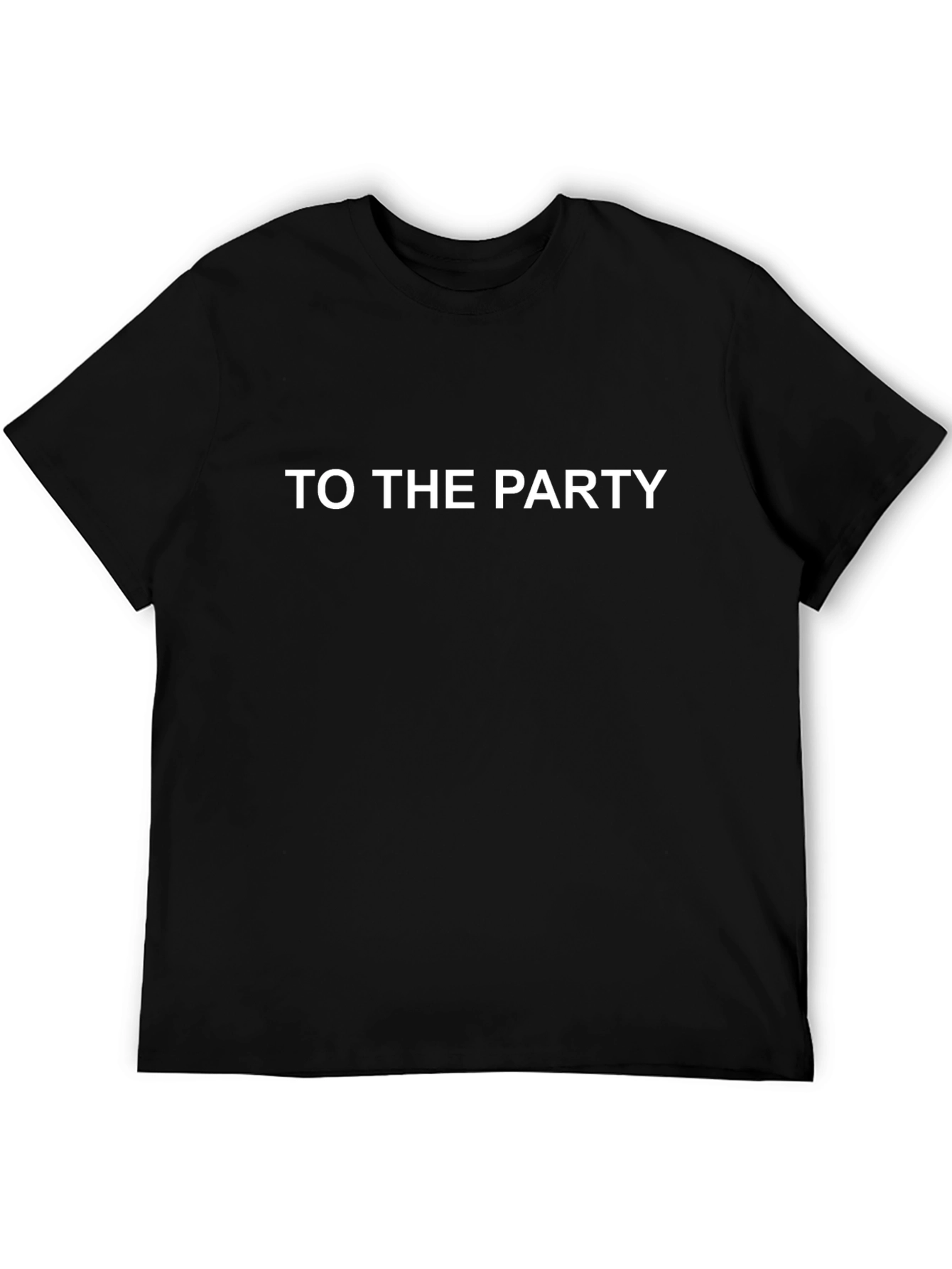 To The Party Black Graphic Tee