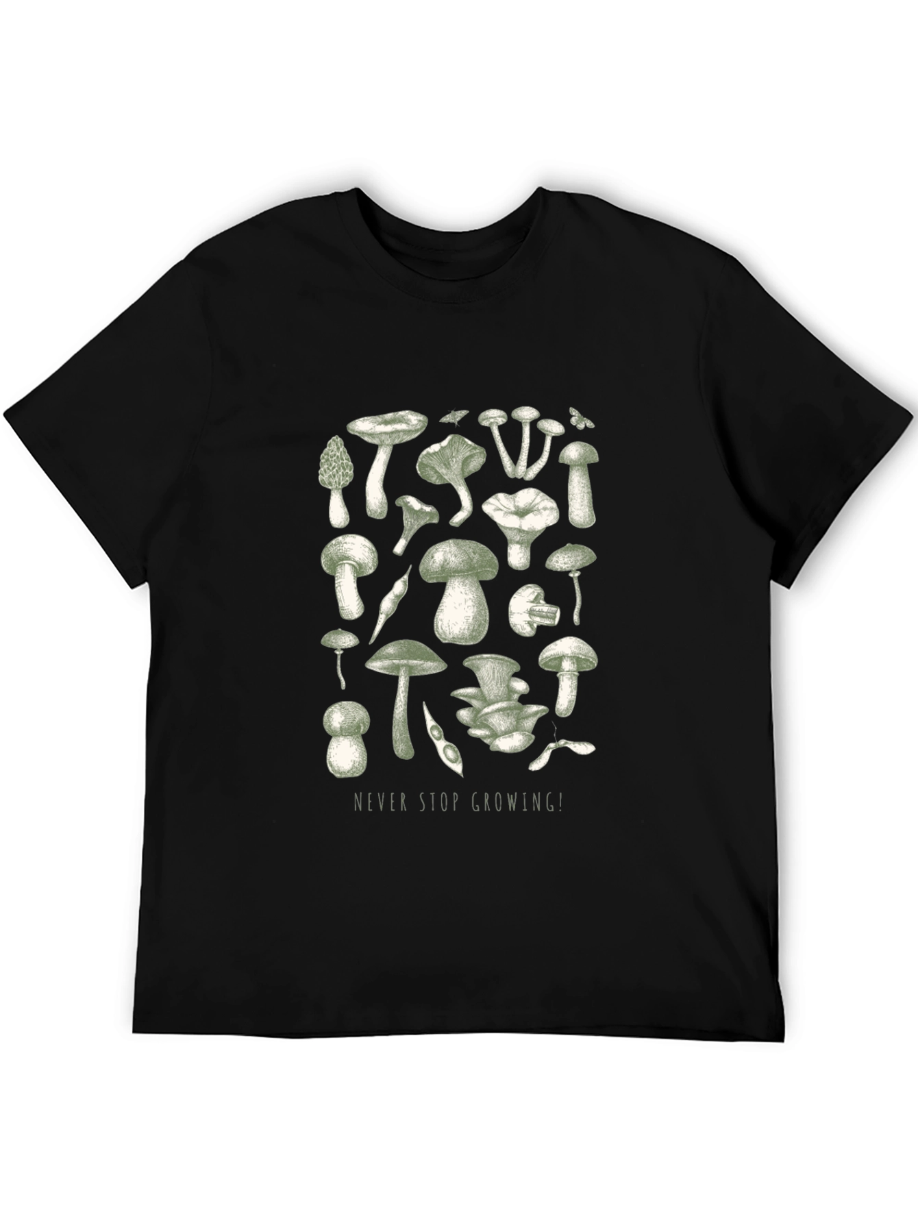 Mushroom Print Graphic Tee