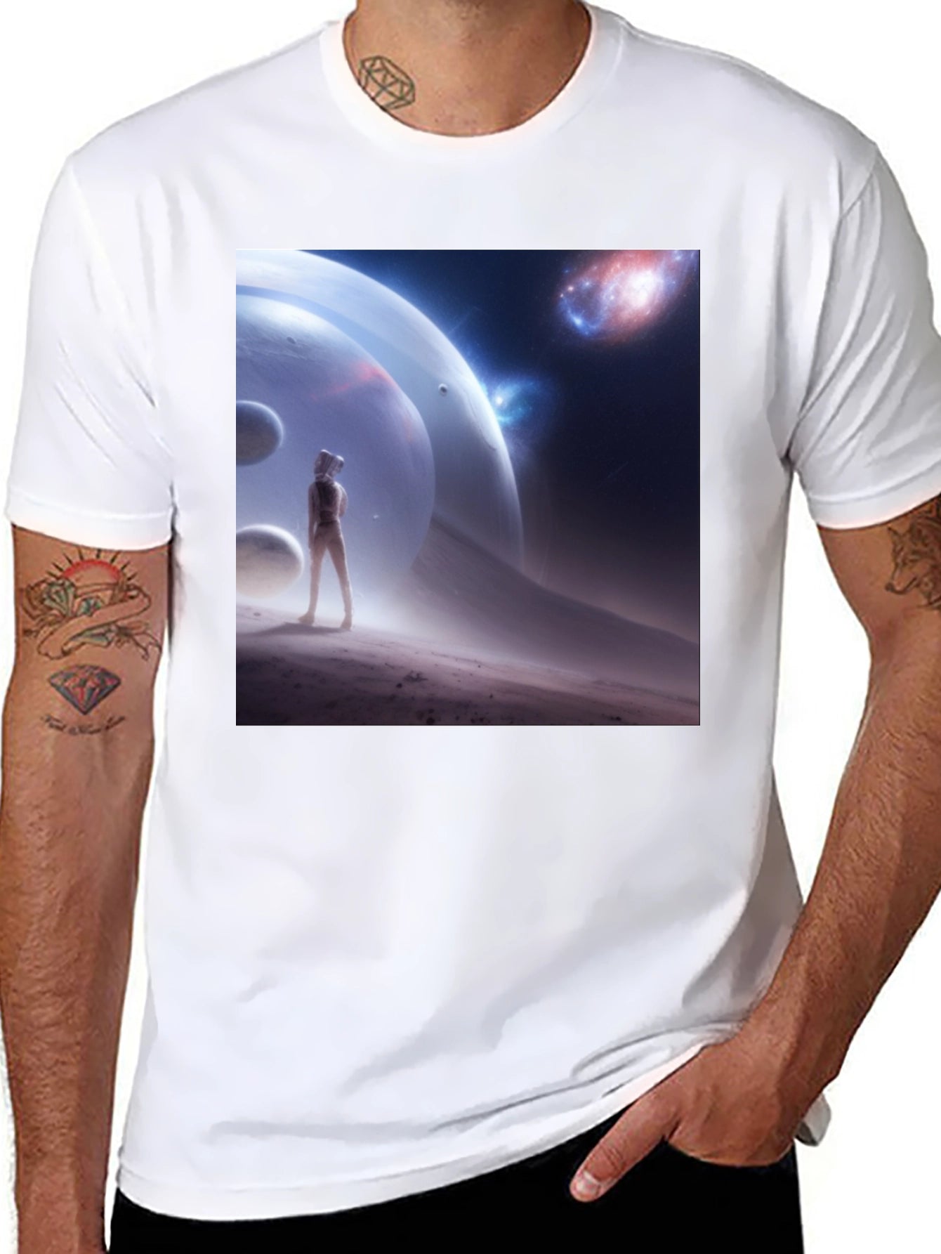 Cosmic Explorer Graphic T-Shirt
