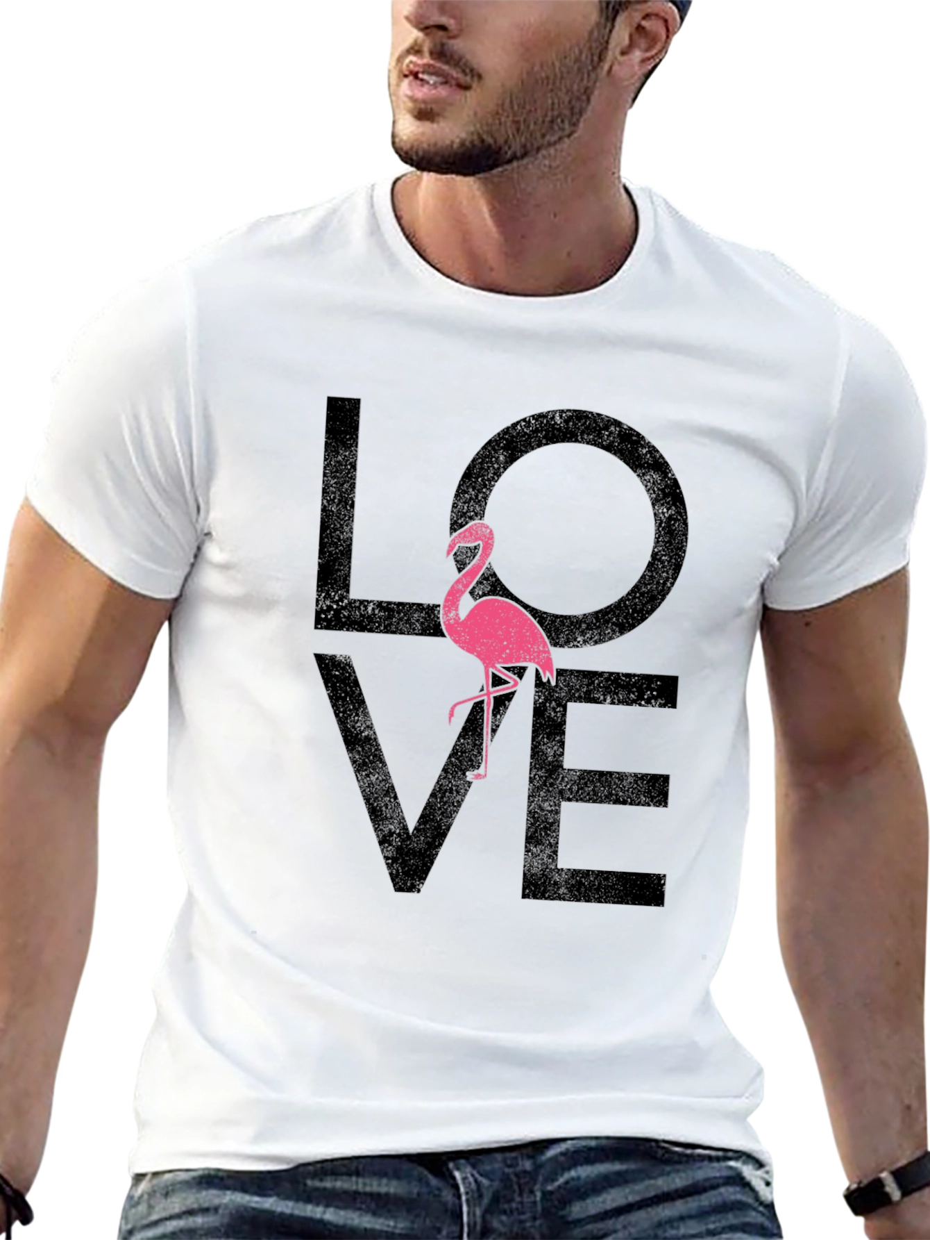 Flamingo Love T-Shirt - Stylish Graphic Tee
