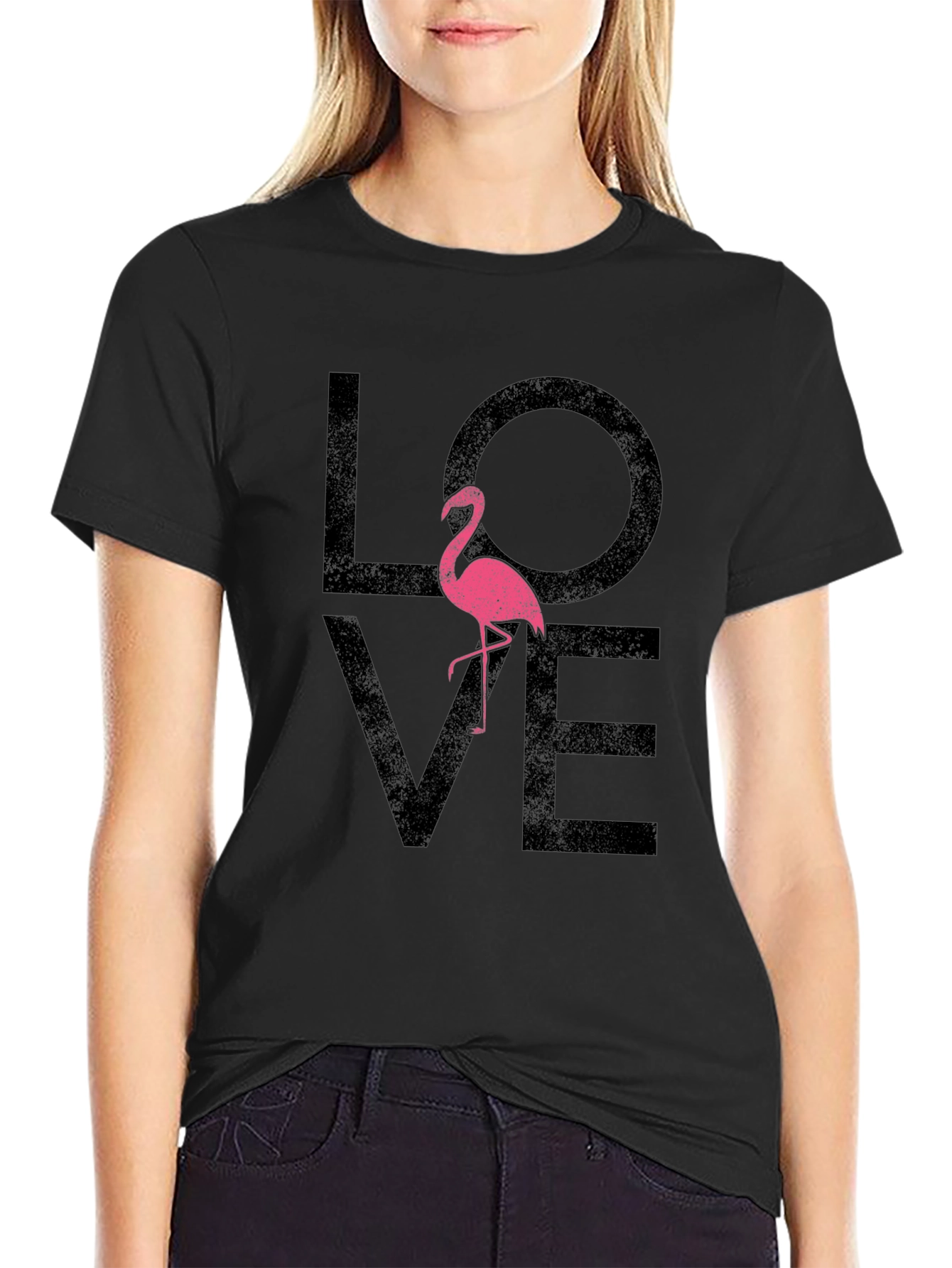 Flamingo Love T-Shirt - Stylish Graphic Tee