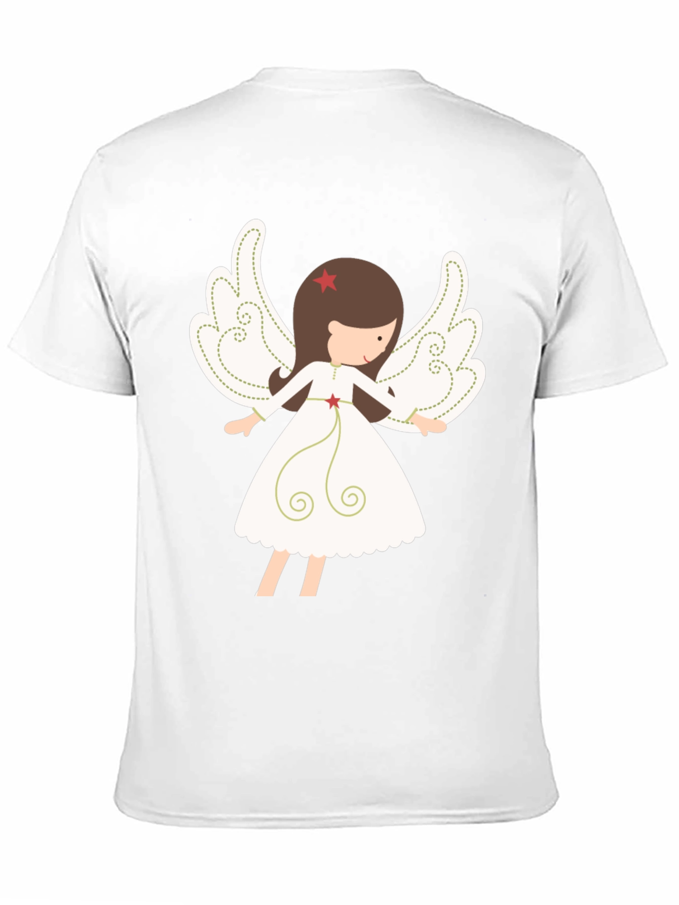 Angel Graphic Tee - Stylish Christmas Apparel