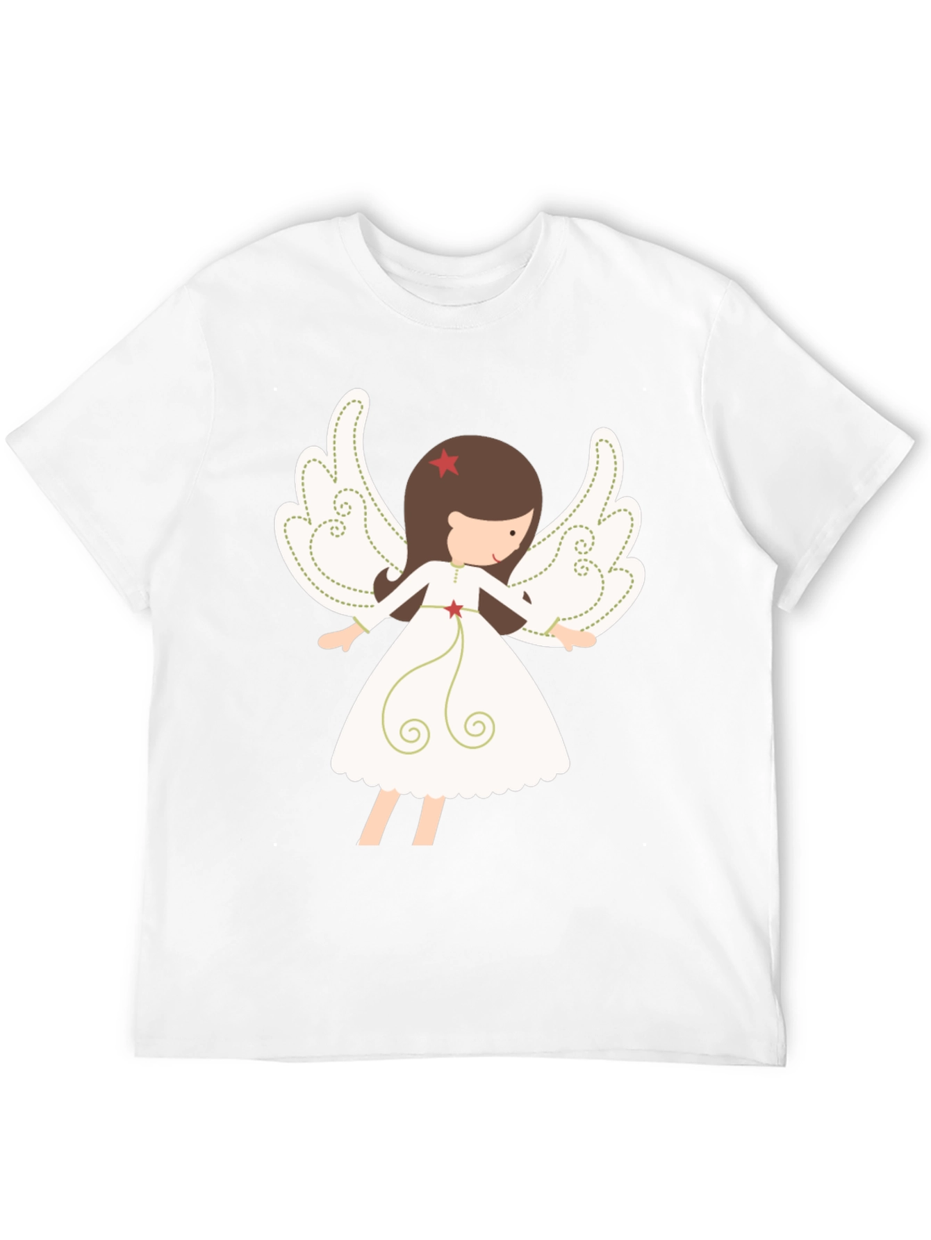 Angel Graphic Tee - Stylish Christmas Apparel