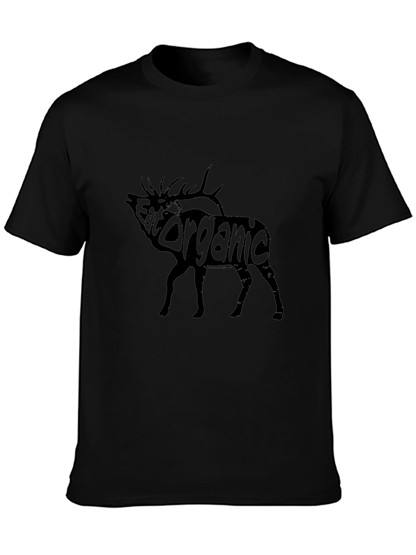 Eat Organic Graphic Tee - Black