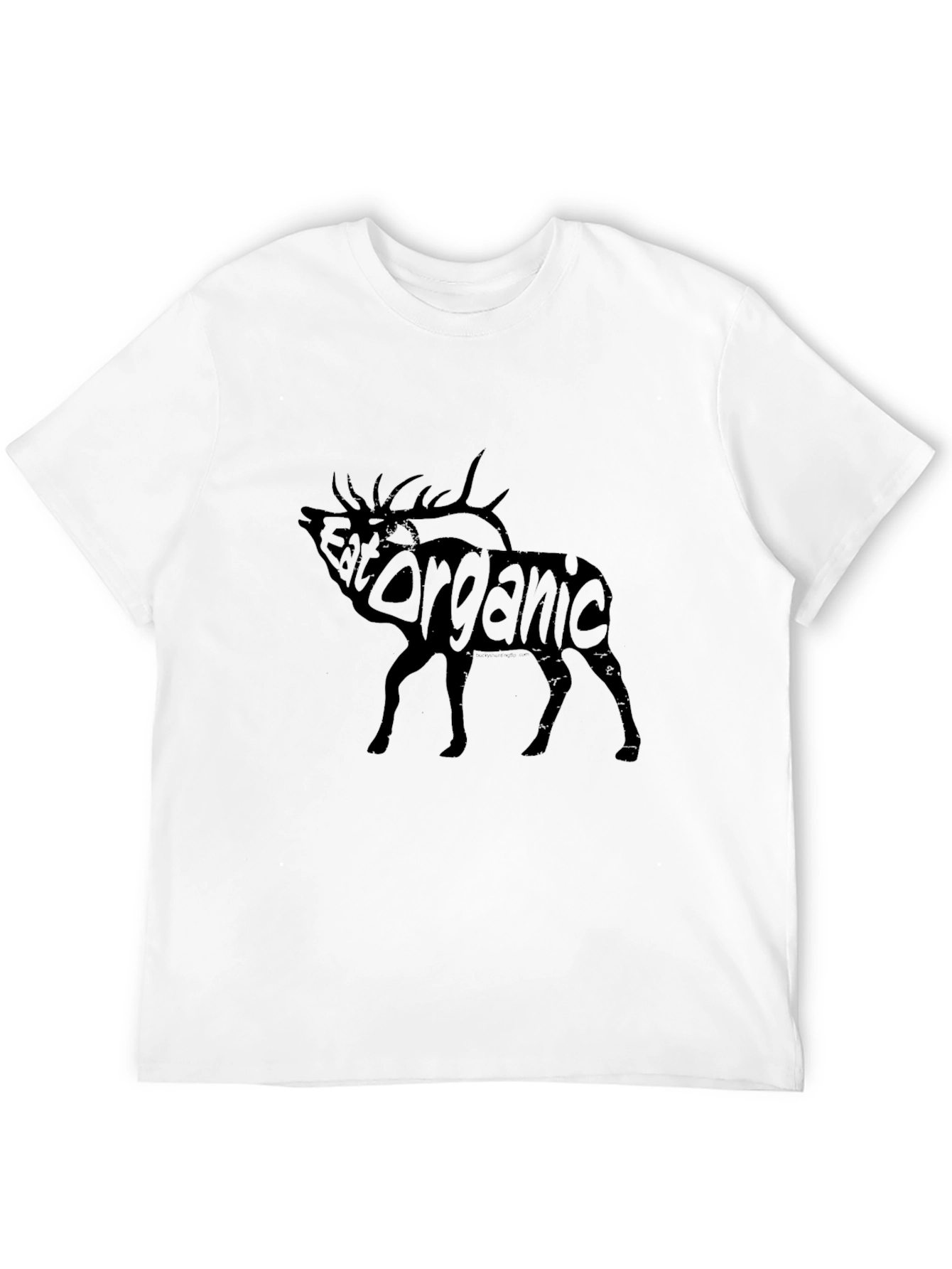 Eat Organic Graphic Tee - Black